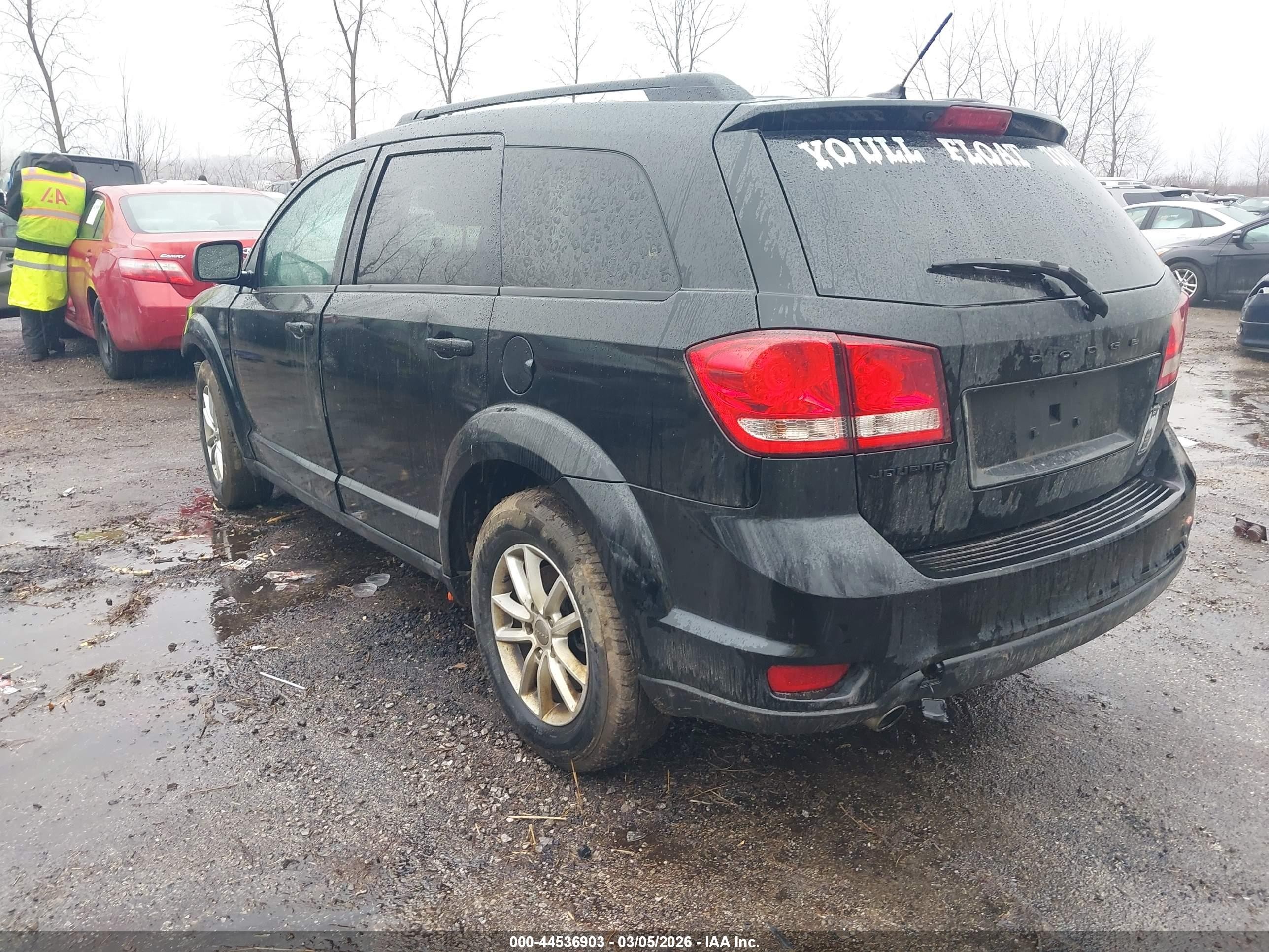 2013 Dodge Journey Sxt Black vin: 3C4PDCBG3DT728998