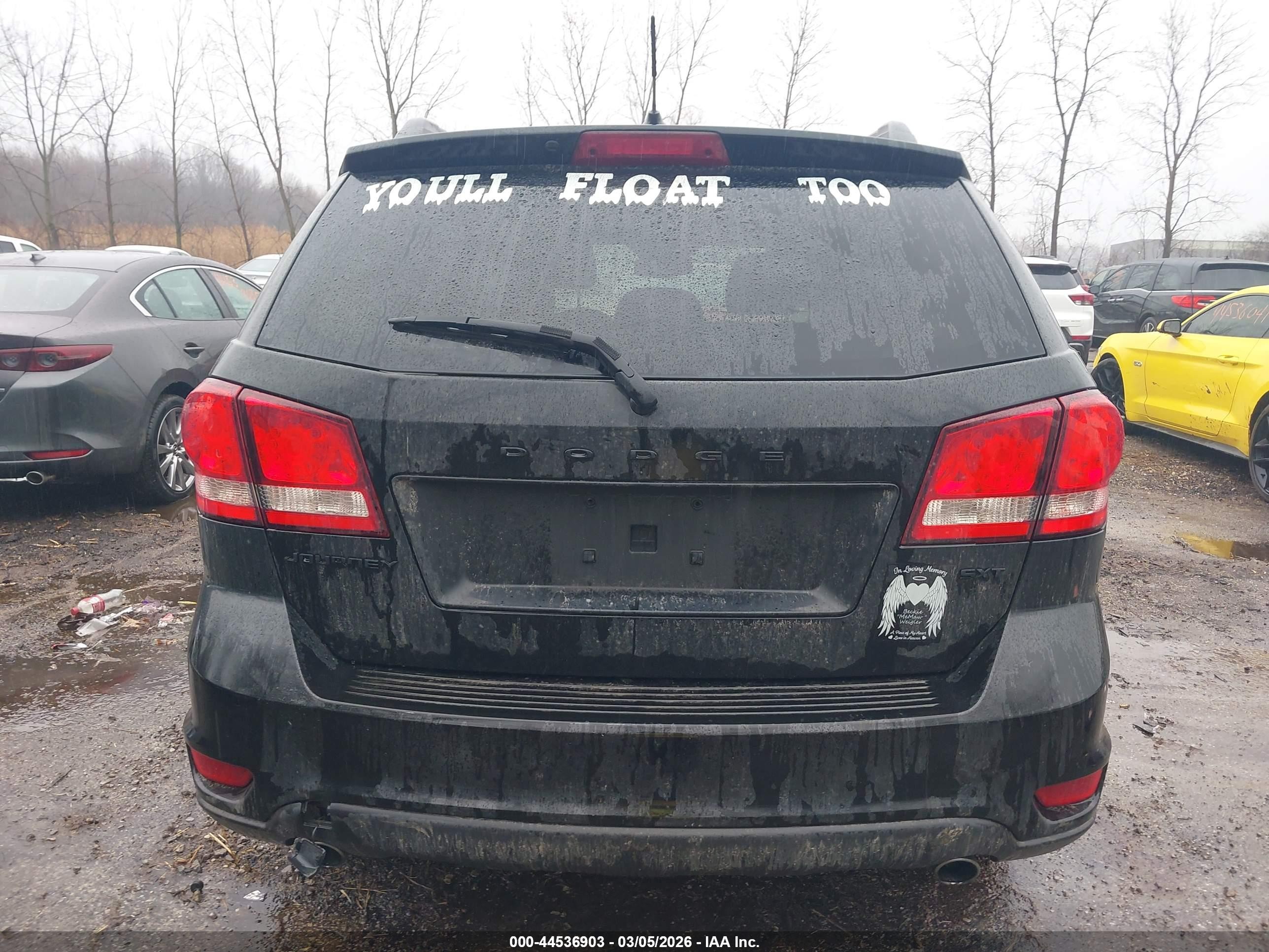 2013 Dodge Journey Sxt Black vin: 3C4PDCBG3DT728998