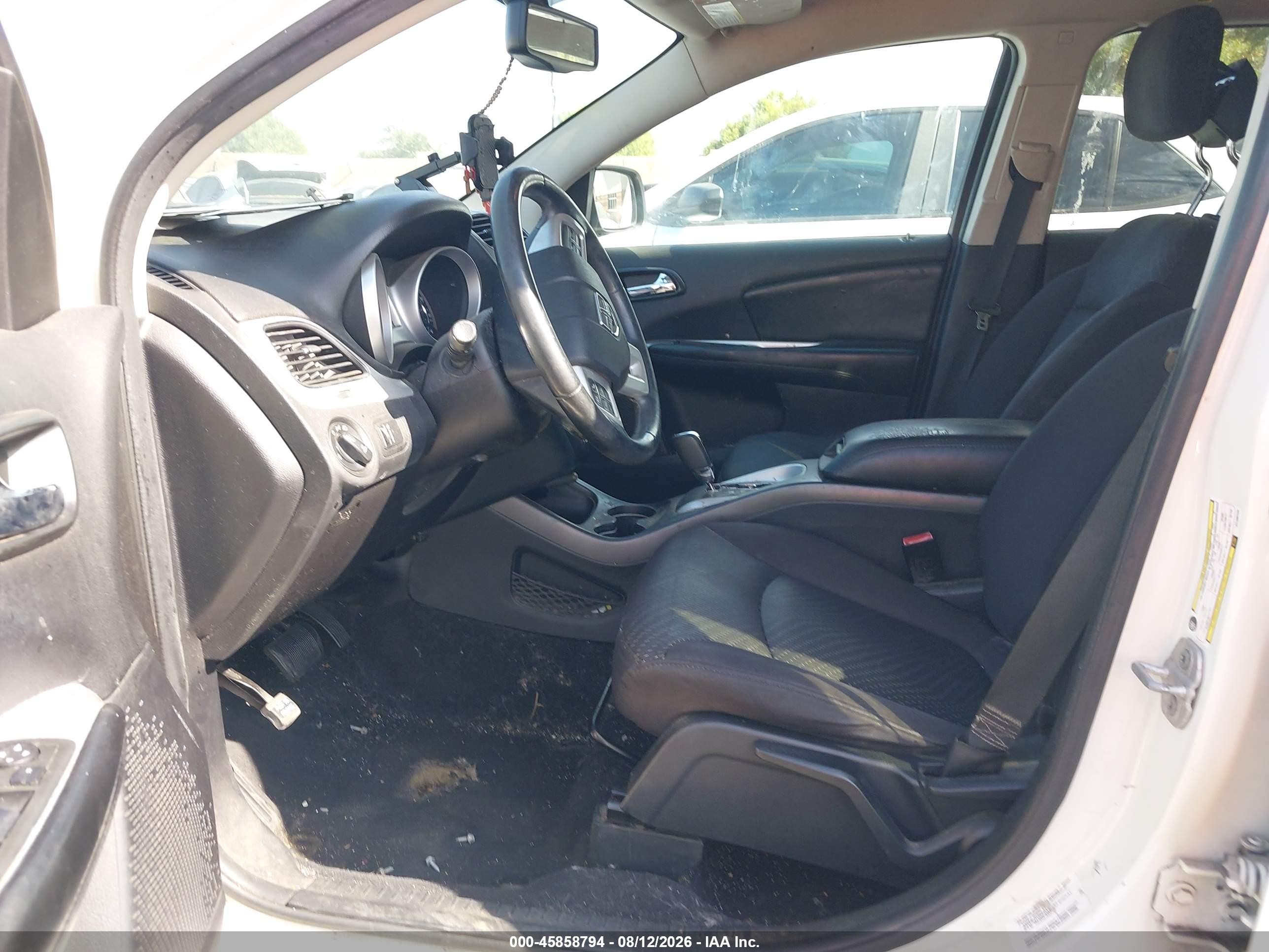 2014 Dodge Journey Sxt White vin: 3C4PDCBG3ET106726