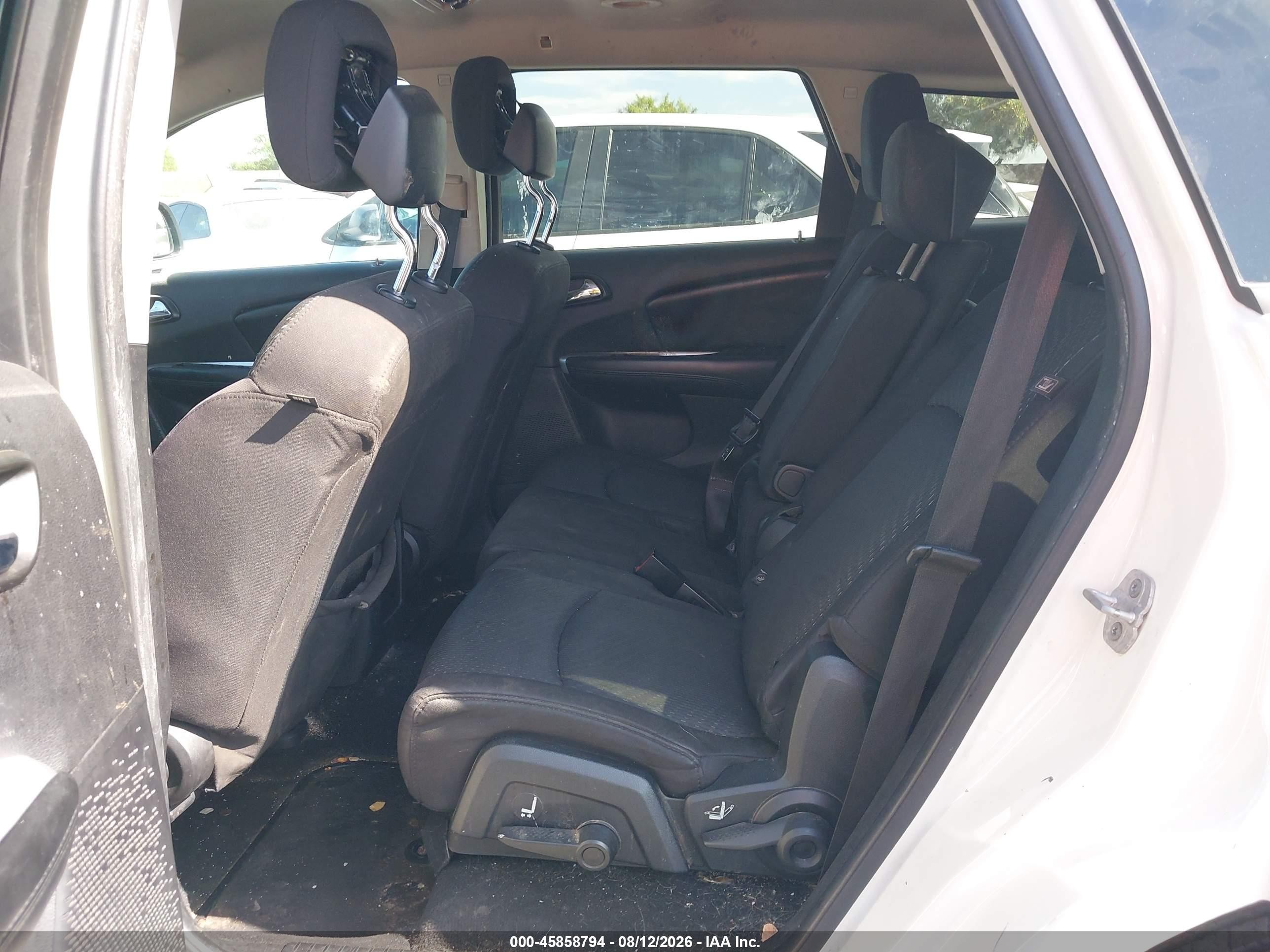 2014 Dodge Journey Sxt White vin: 3C4PDCBG3ET106726