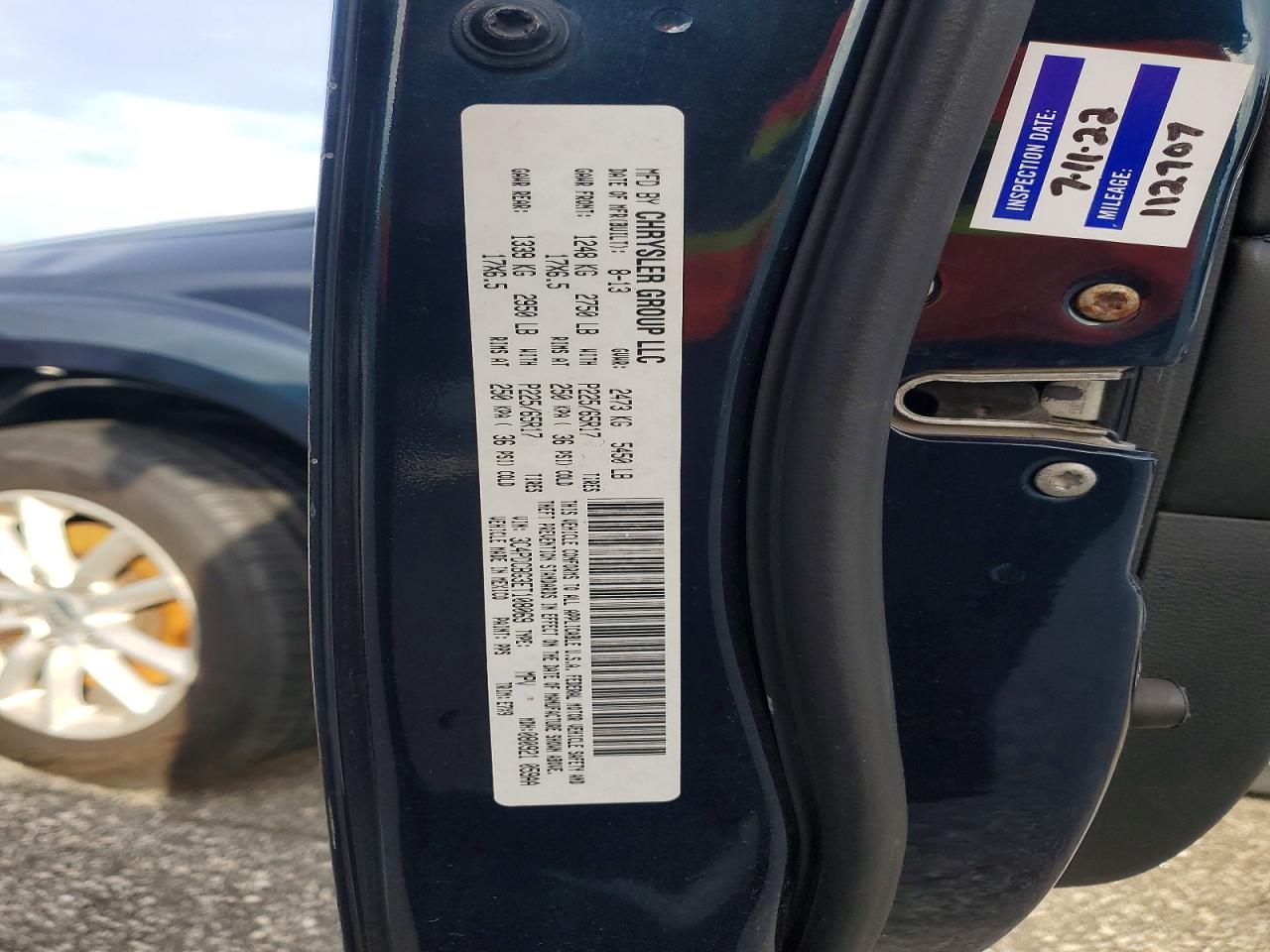 2014 Dodge Journey Sxt Teal vin: 3C4PDCBG3ET108069
