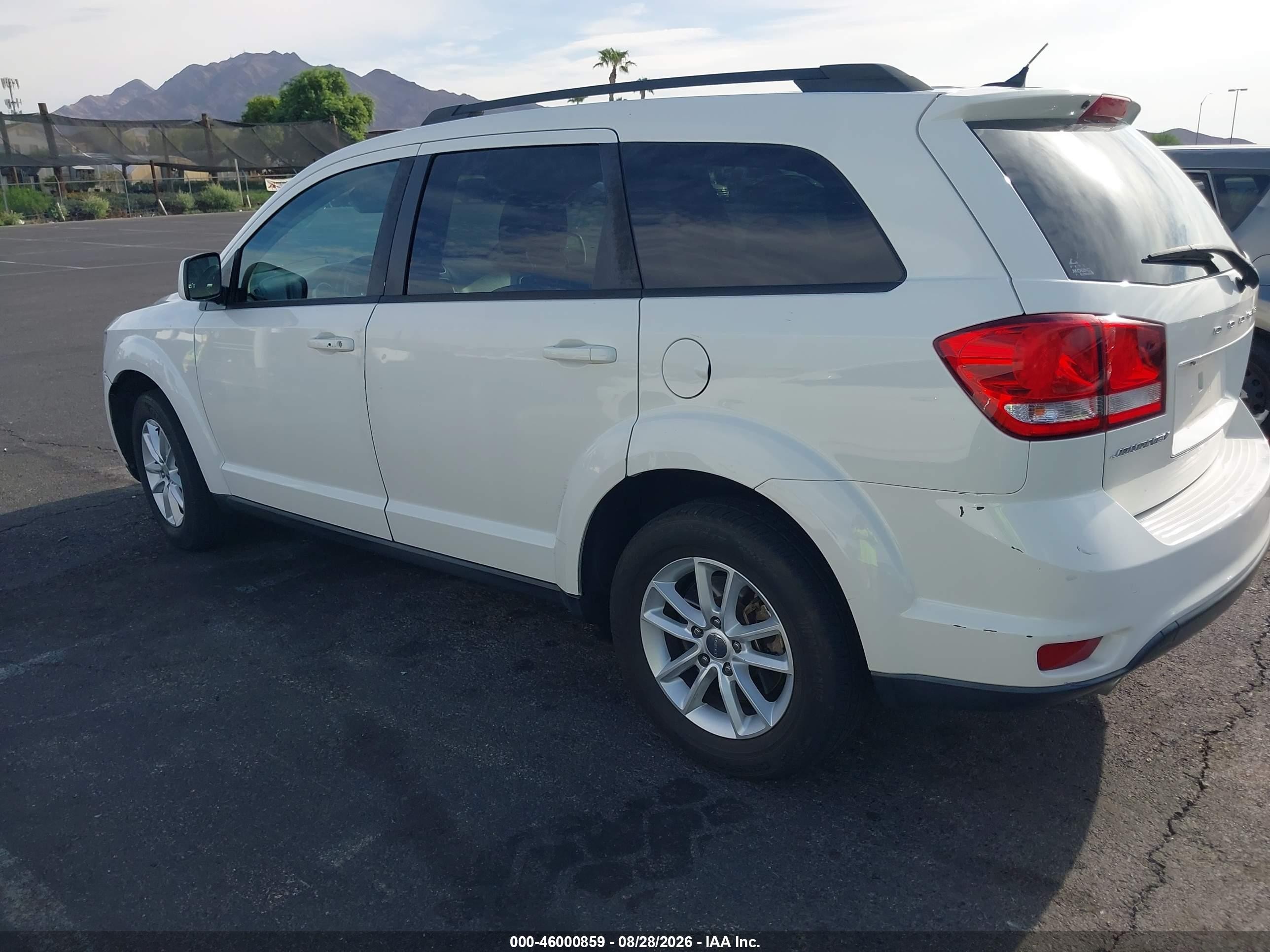 2014 Dodge Journey Sxt White vin: 3C4PDCBG3ET175626