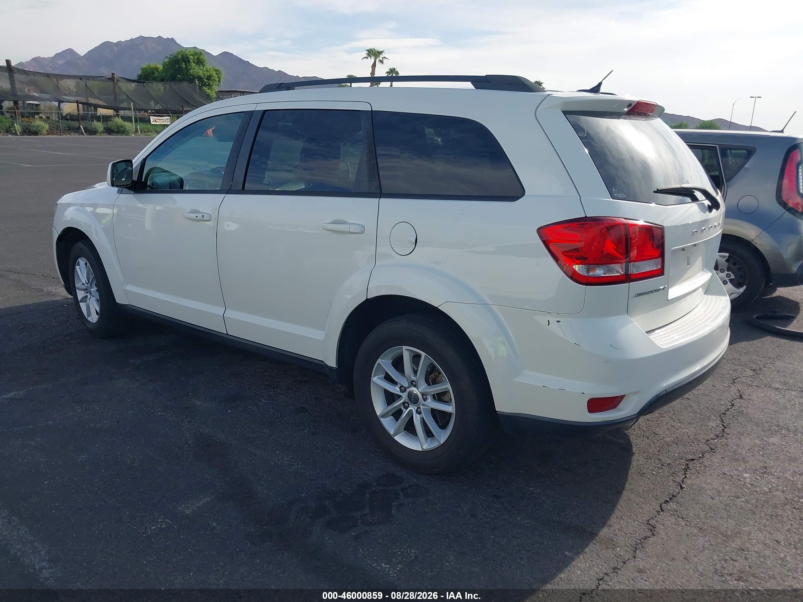 2014 Dodge Journey Sxt White vin: 3C4PDCBG3ET175626