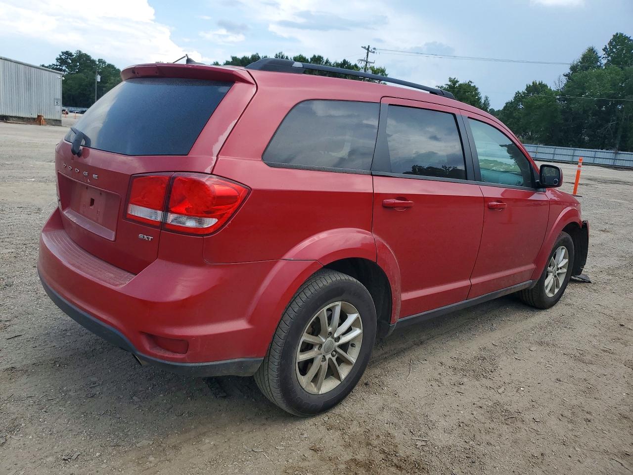 2014 Dodge Journey Sxt Red vin: 3C4PDCBG3ET235632