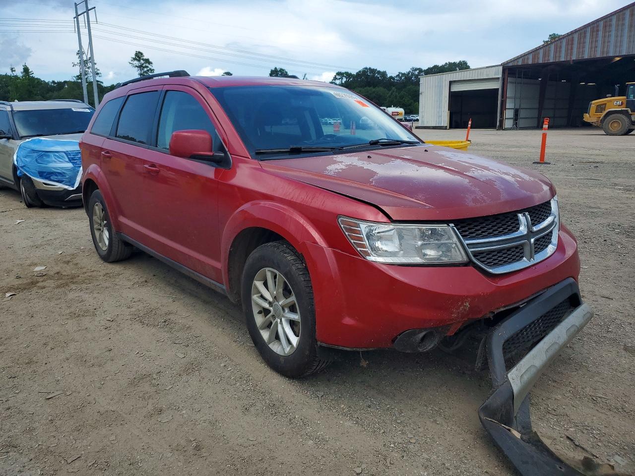 2014 Dodge Journey Sxt Red vin: 3C4PDCBG3ET235632