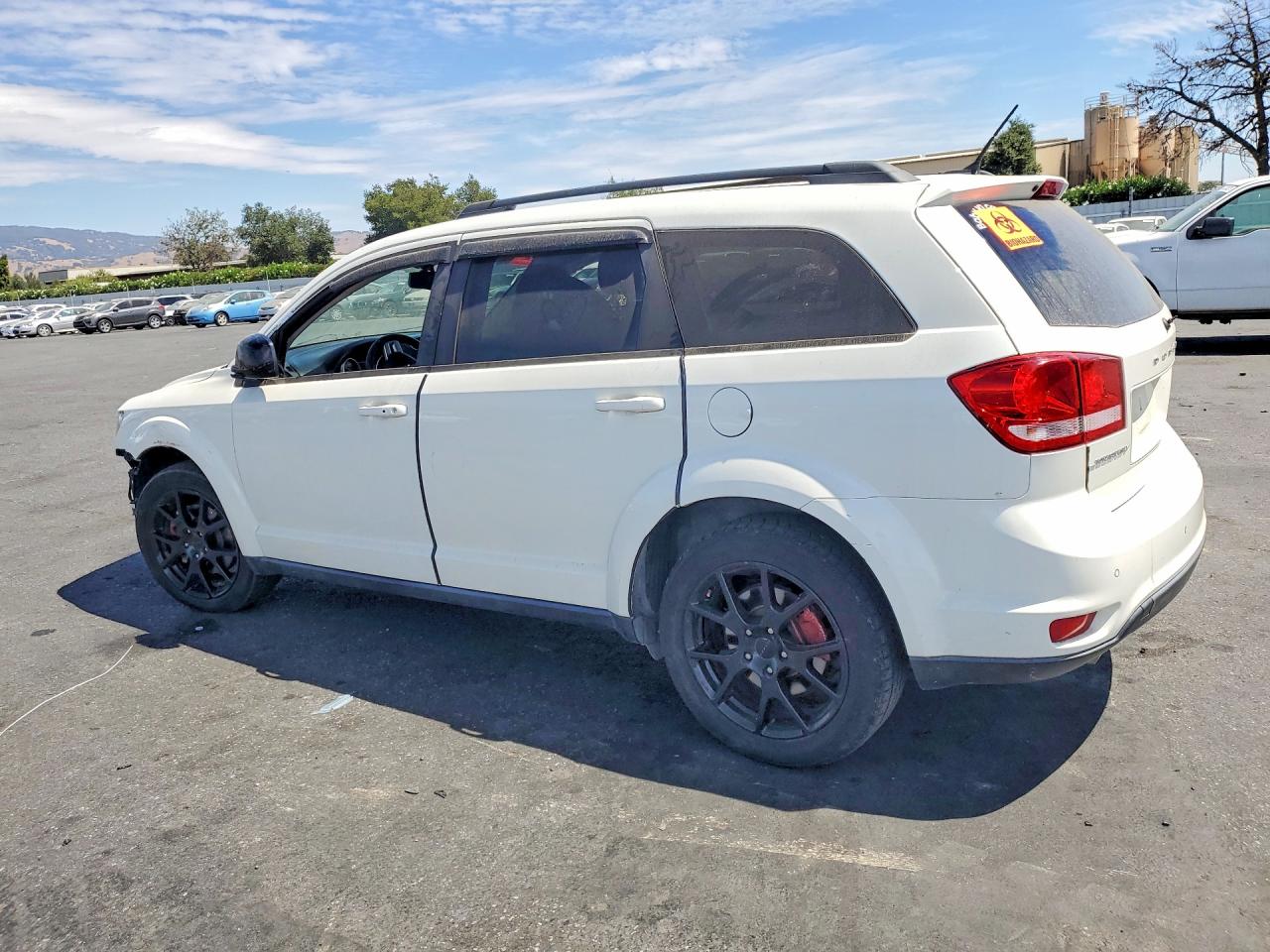 2014 Dodge Journey Sxt White vin: 3C4PDCBG3ET235694
