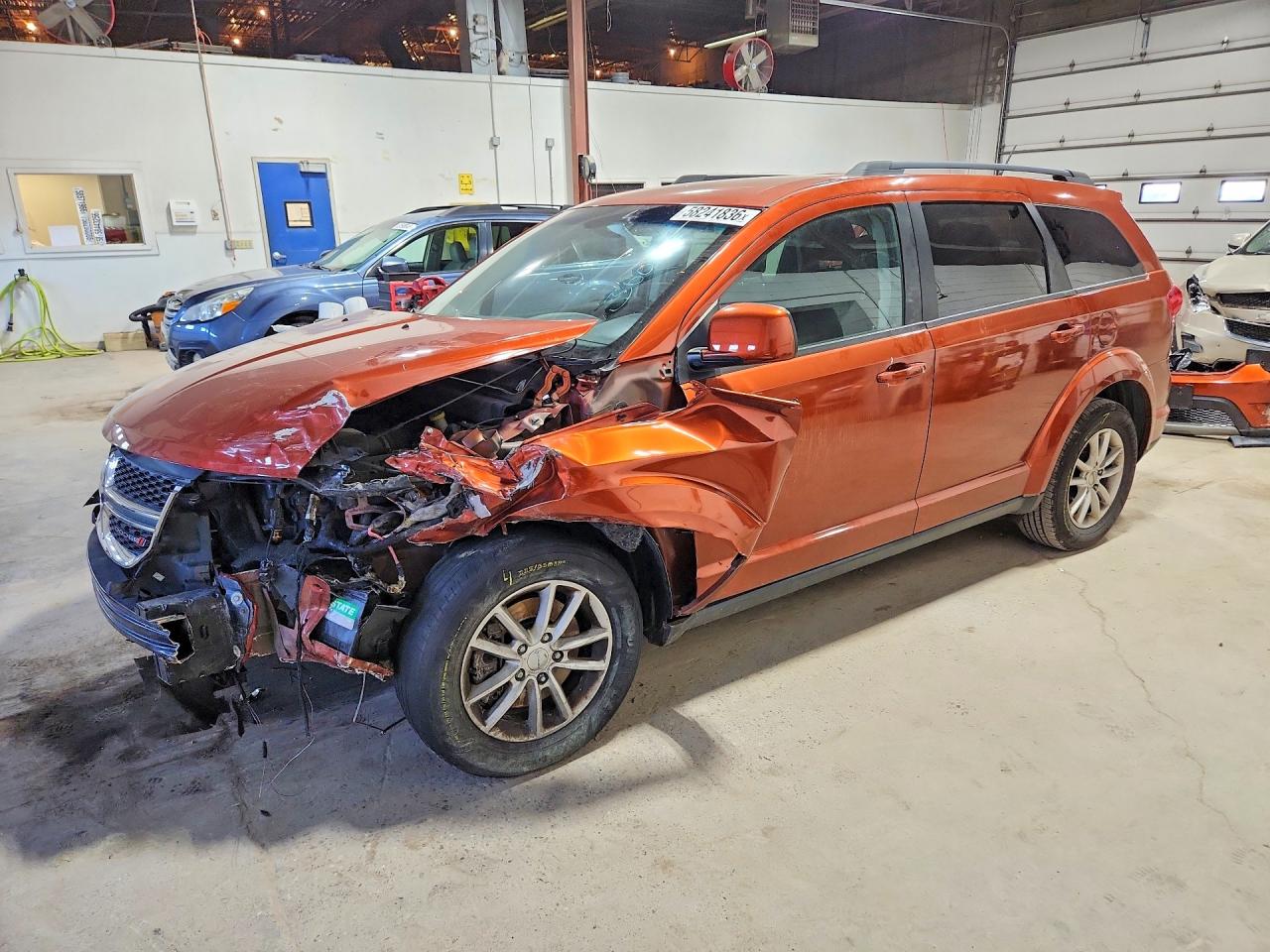 2014 Dodge Journey Sxt Red vin: 3C4PDCBG3ET281770