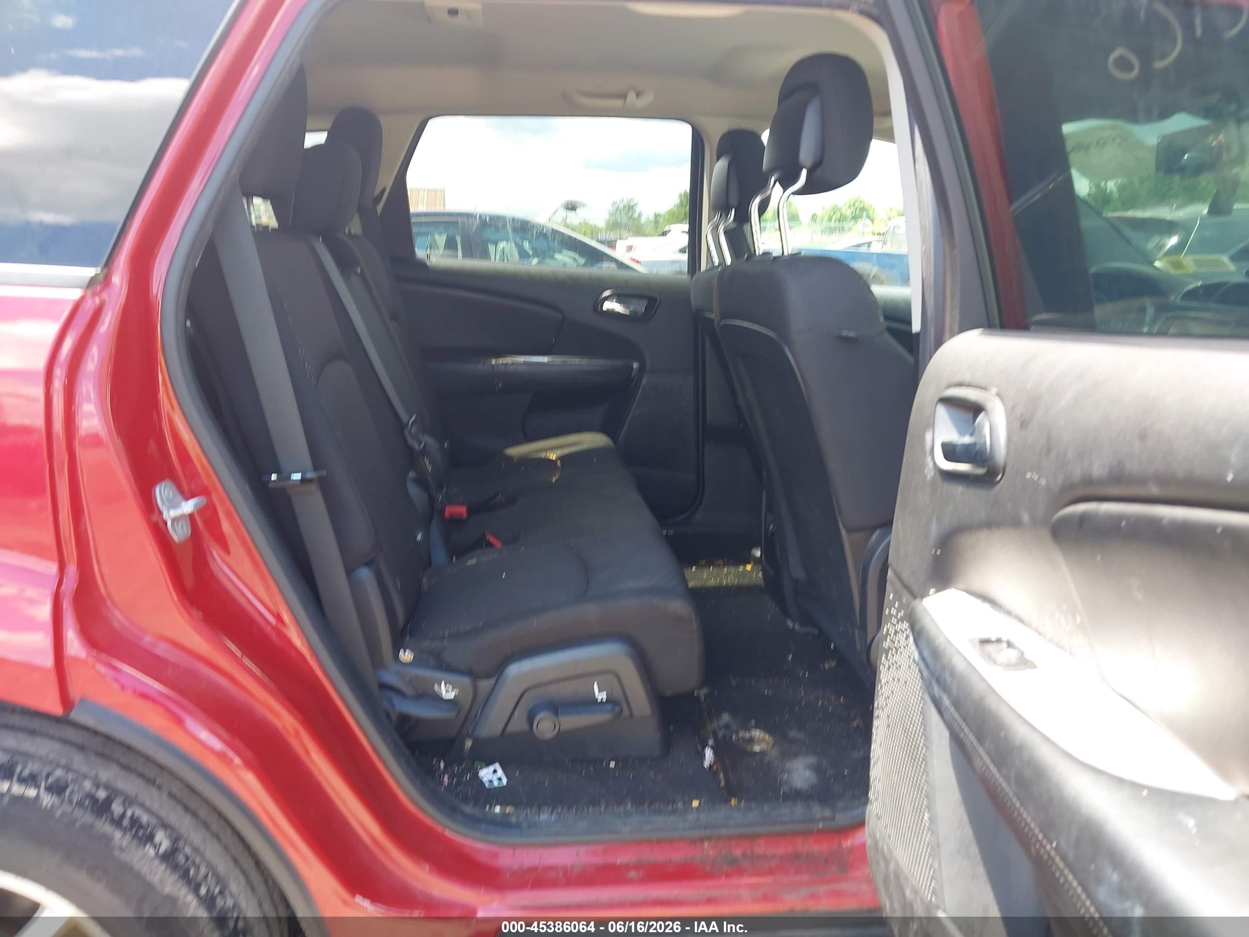 2014 Dodge Journey Sxt Red vin: 3C4PDCBG3ET313522