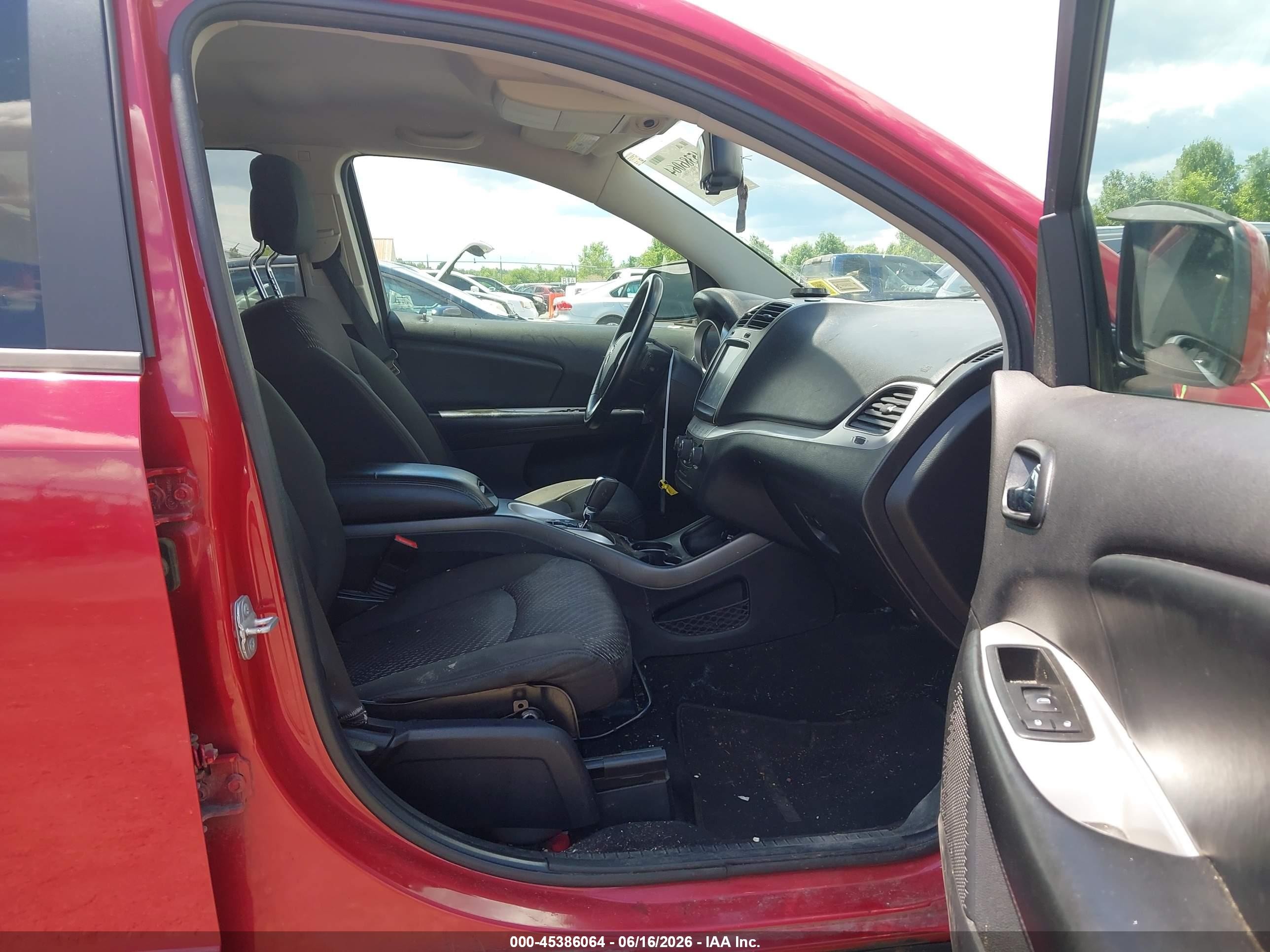 2014 Dodge Journey Sxt Red vin: 3C4PDCBG3ET313522