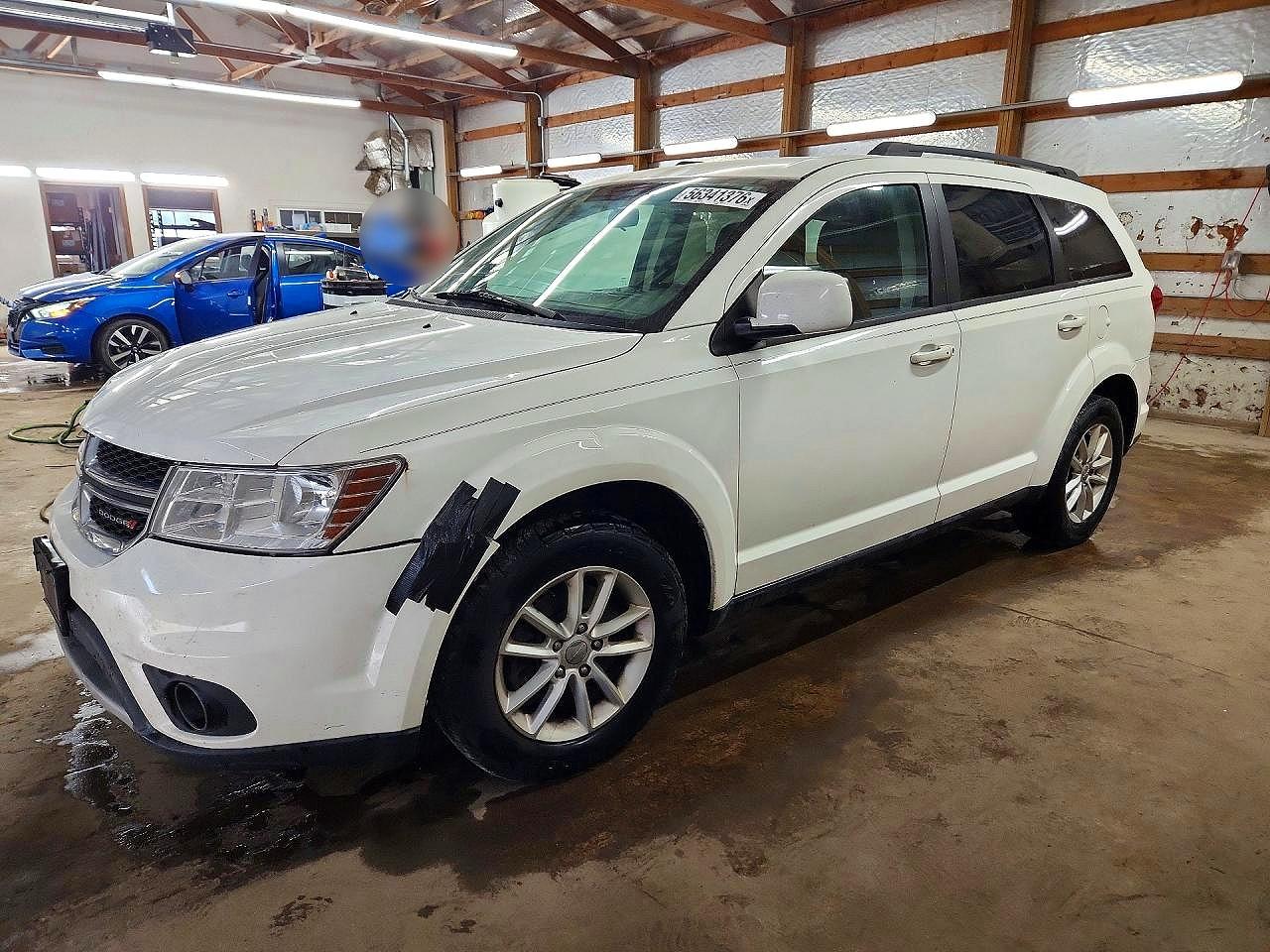 2015 Dodge Journey Sxt White vin: 3C4PDCBG3FT599308