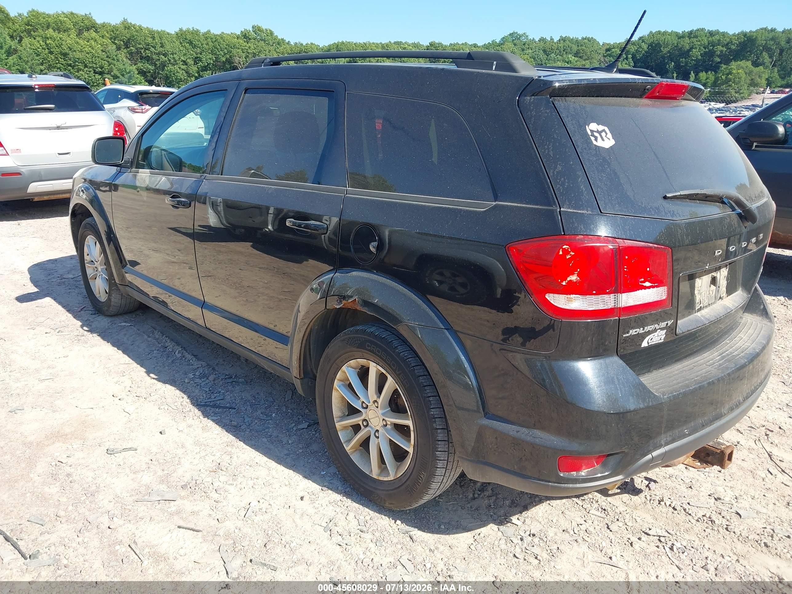 2015 Dodge Journey Sxt Black vin: 3C4PDCBG3FT599390
