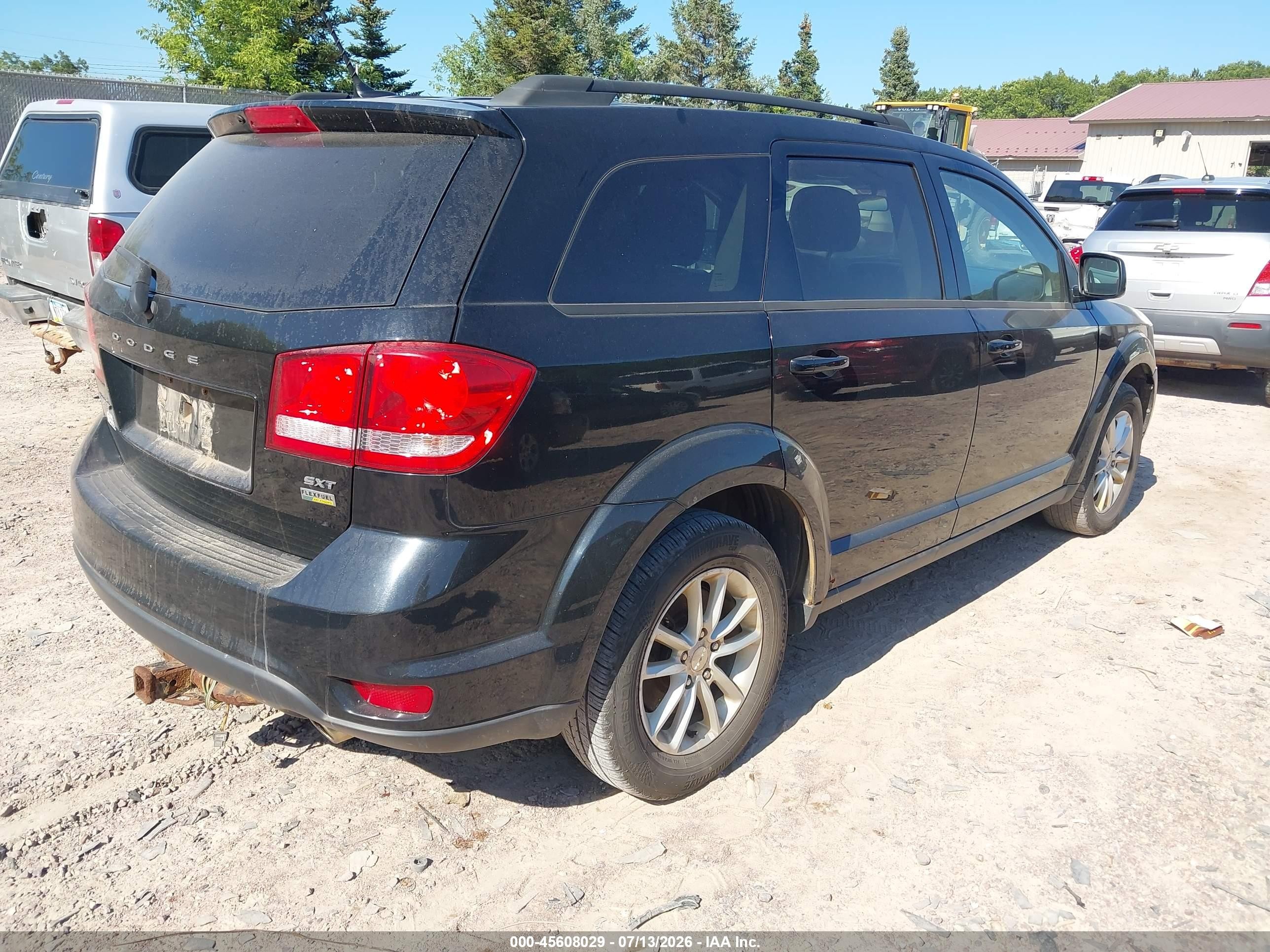 2015 Dodge Journey Sxt Black vin: 3C4PDCBG3FT599390
