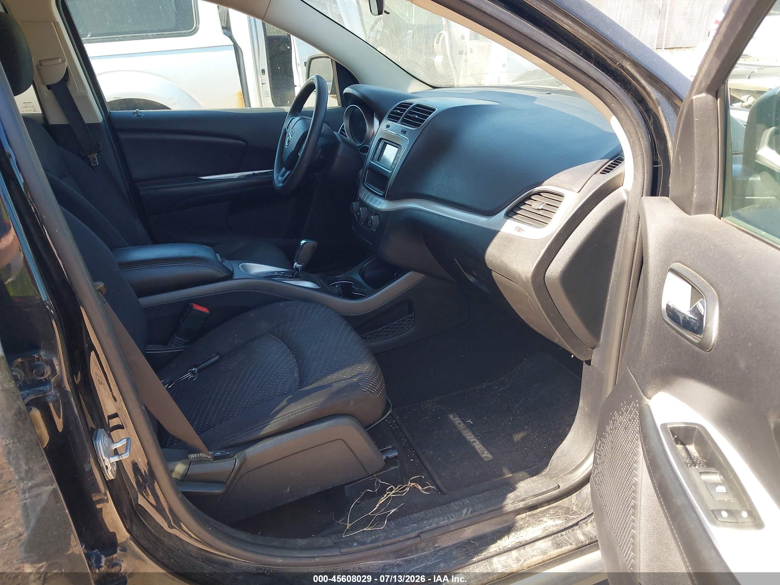 2015 Dodge Journey Sxt Black vin: 3C4PDCBG3FT599390