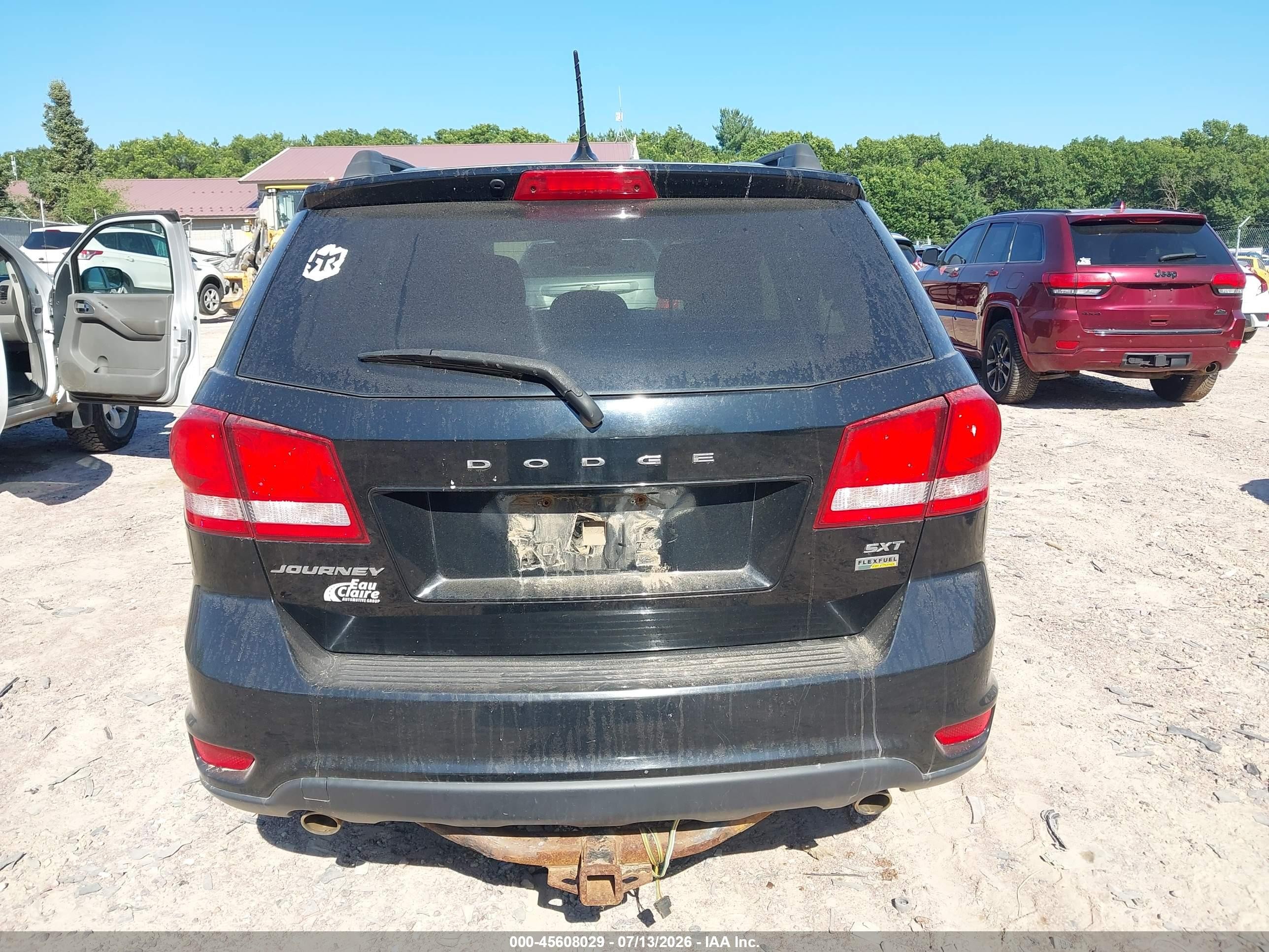 2015 Dodge Journey Sxt Black vin: 3C4PDCBG3FT599390