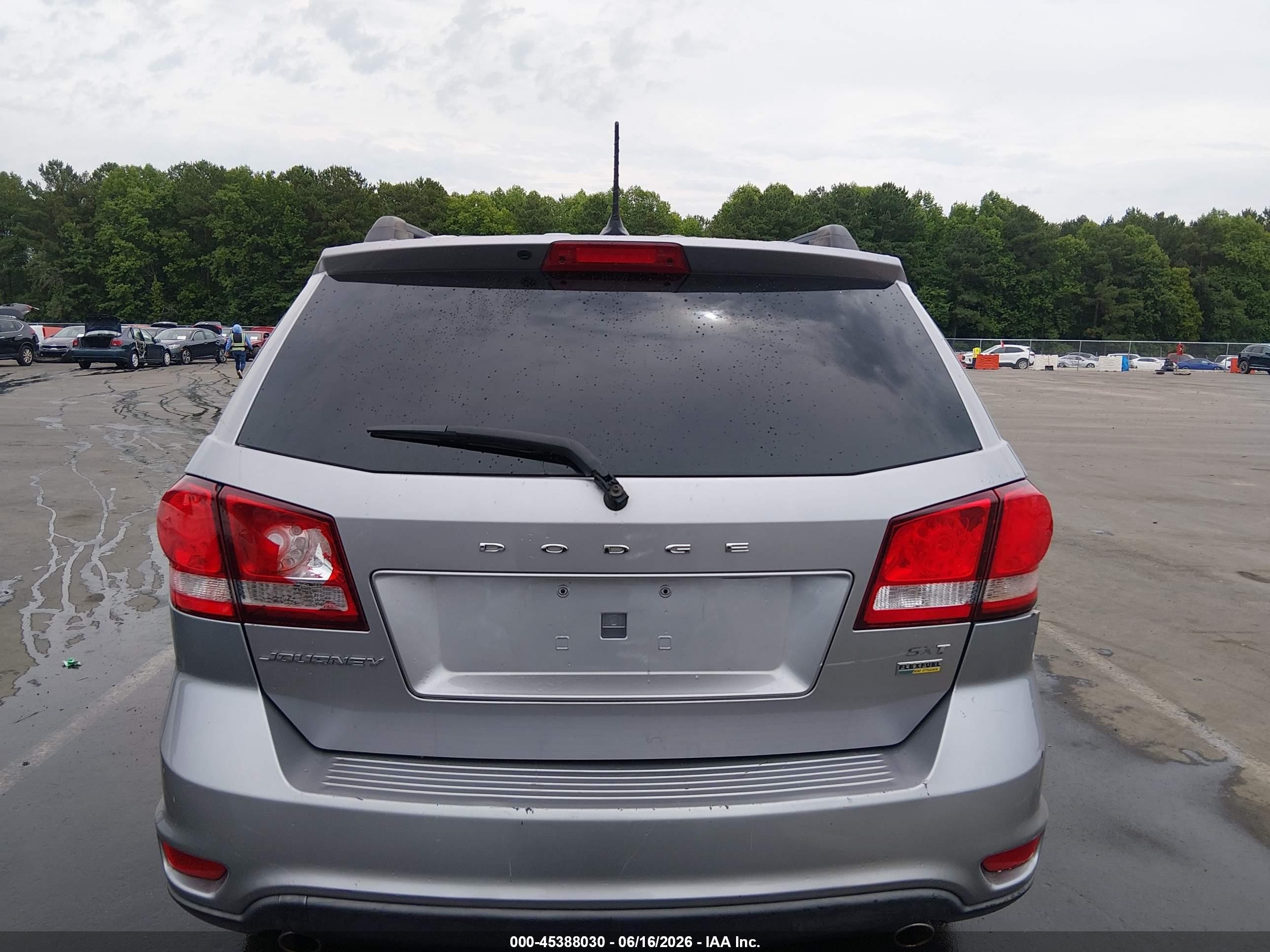 2015 Dodge Journey Sxt Silver vin: 3C4PDCBG3FT678591