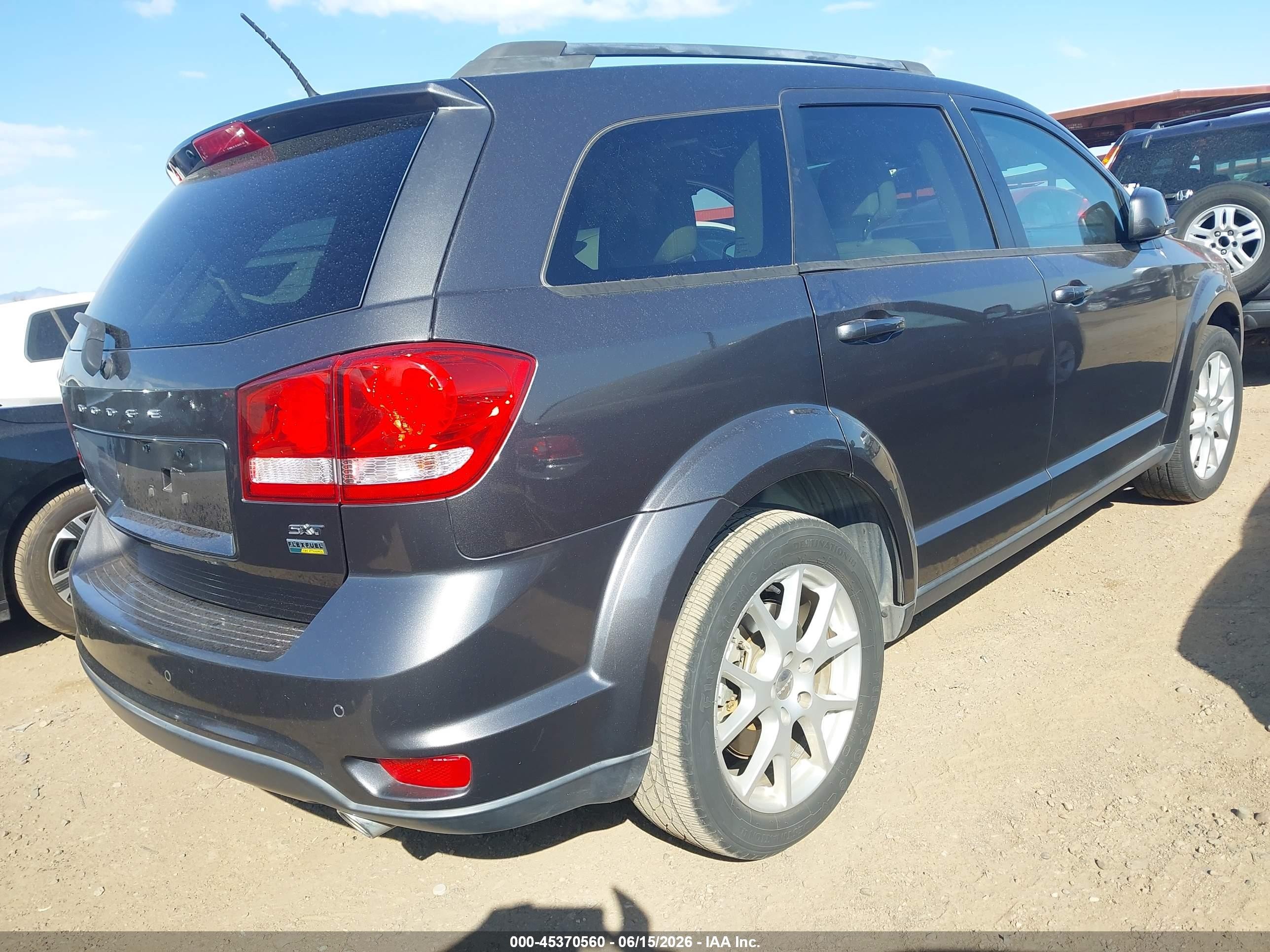 2015 Dodge Journey Sxt Black vin: 3C4PDCBG3FT711296