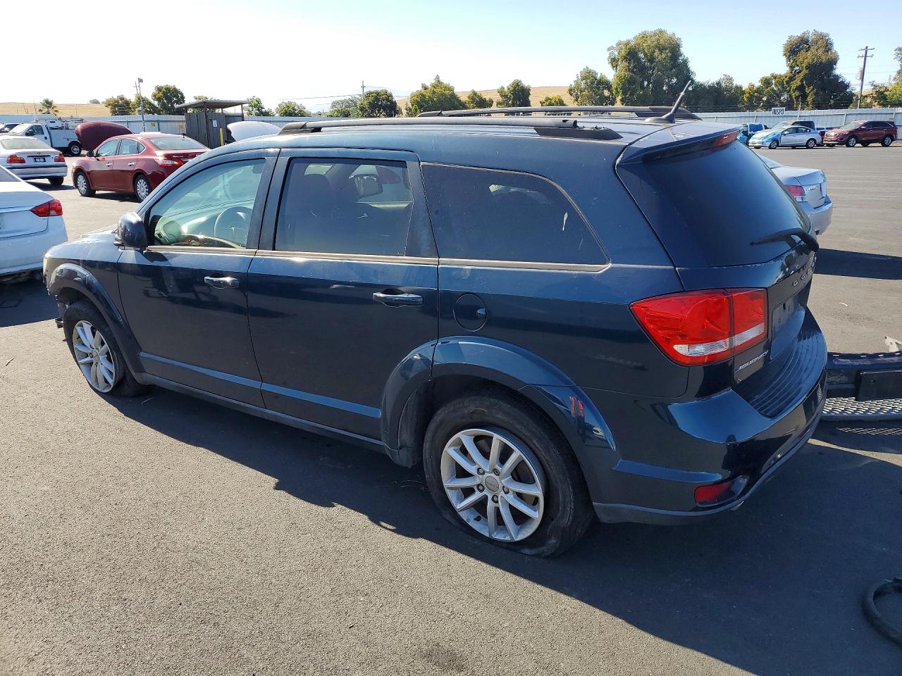 2015 Dodge Journey Sxt Синий vin: 3C4PDCBG3FT726607