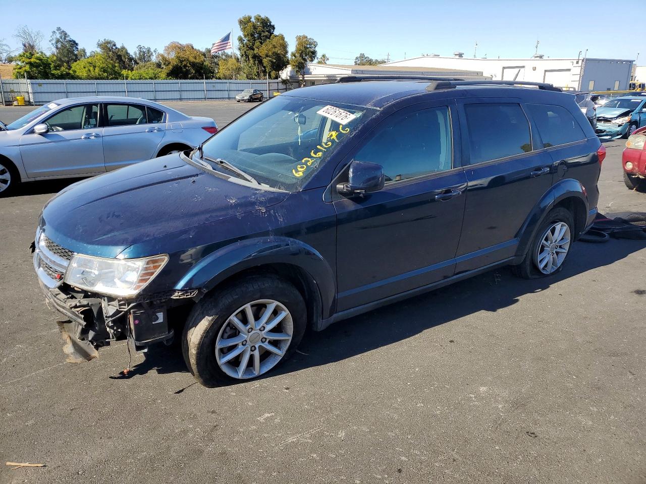 2015 Dodge Journey Sxt Blue vin: 3C4PDCBG3FT726607