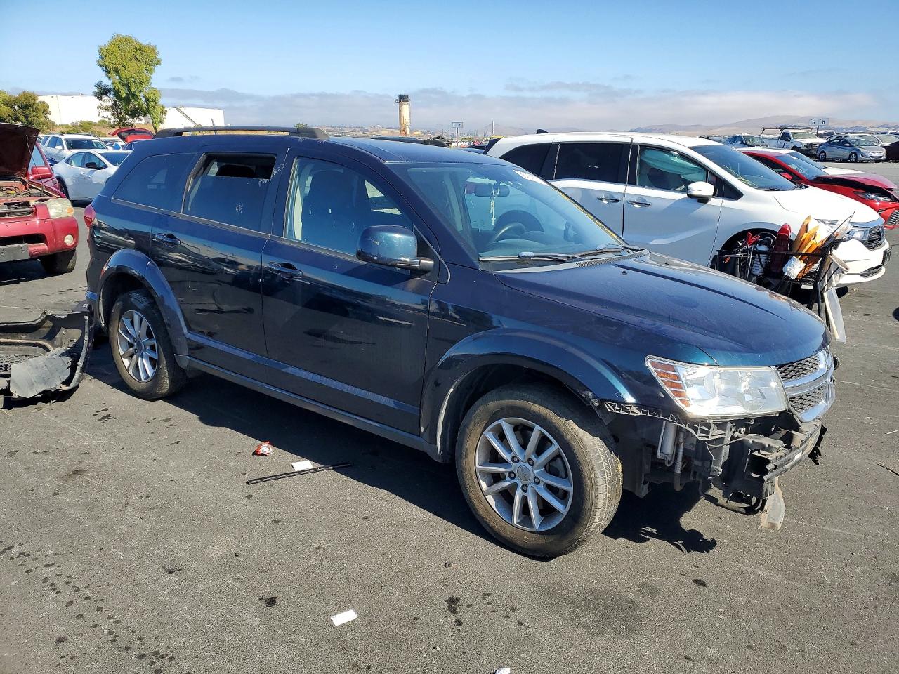 2015 Dodge Journey Sxt Синий vin: 3C4PDCBG3FT726607