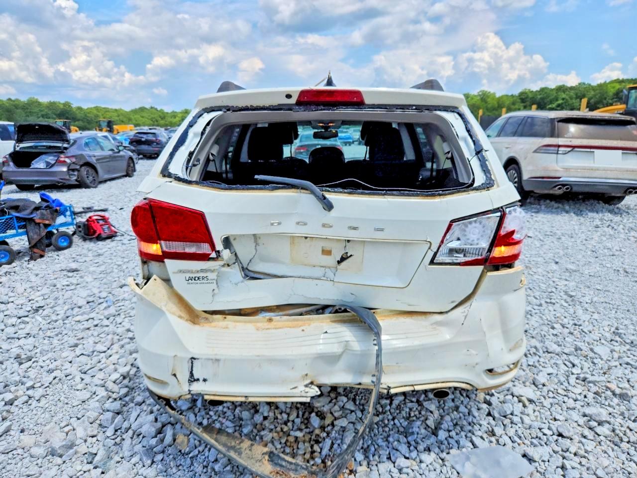 2016 Dodge Journey Sxt White vin: 3C4PDCBG3GT203394