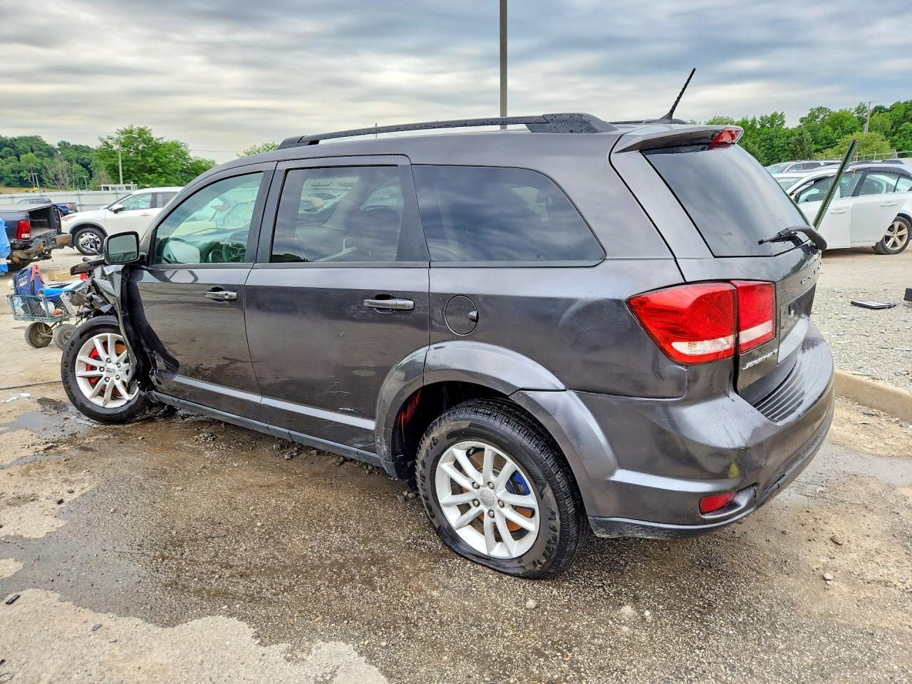 2017 Dodge Journey Sxt Gray vin: 3C4PDCBG3HT591289