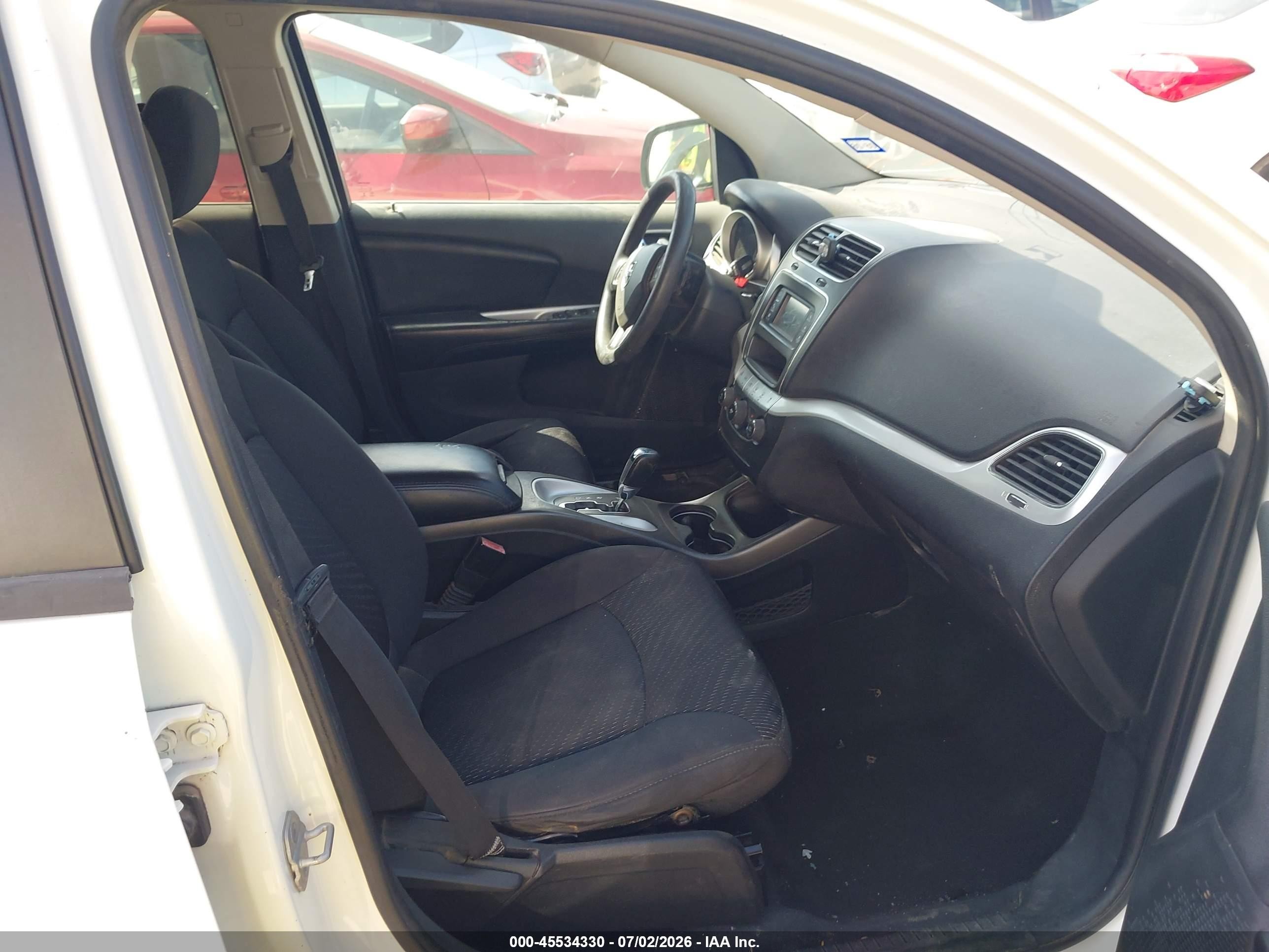 2012 Dodge Journey Sxt White vin: 3C4PDCBG4CT364072