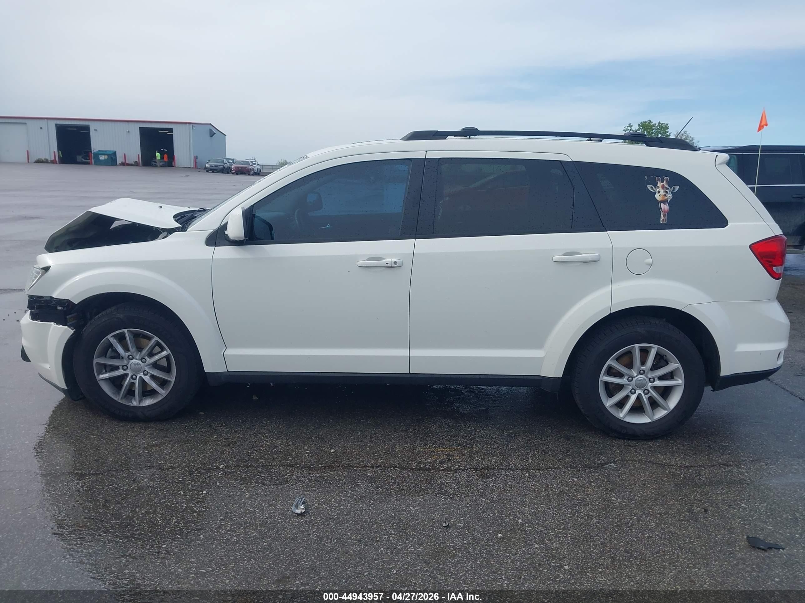2013 Dodge Journey Sxt White vin: 3C4PDCBG4DT546677