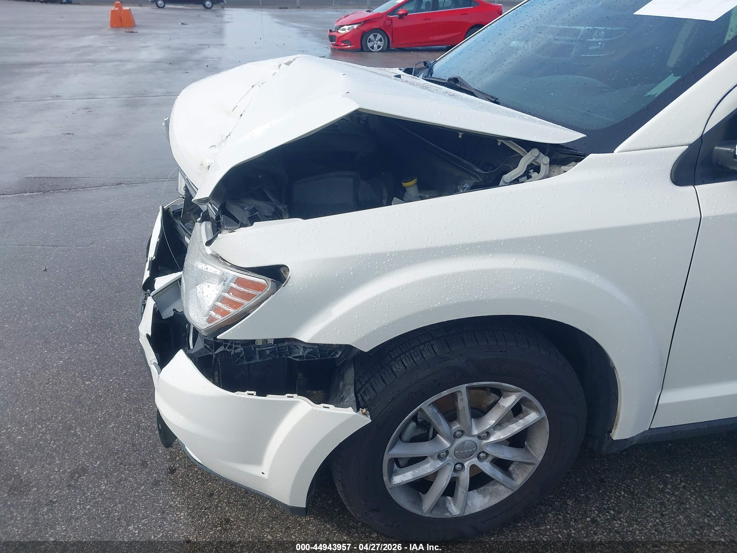 2013 Dodge Journey Sxt White vin: 3C4PDCBG4DT546677