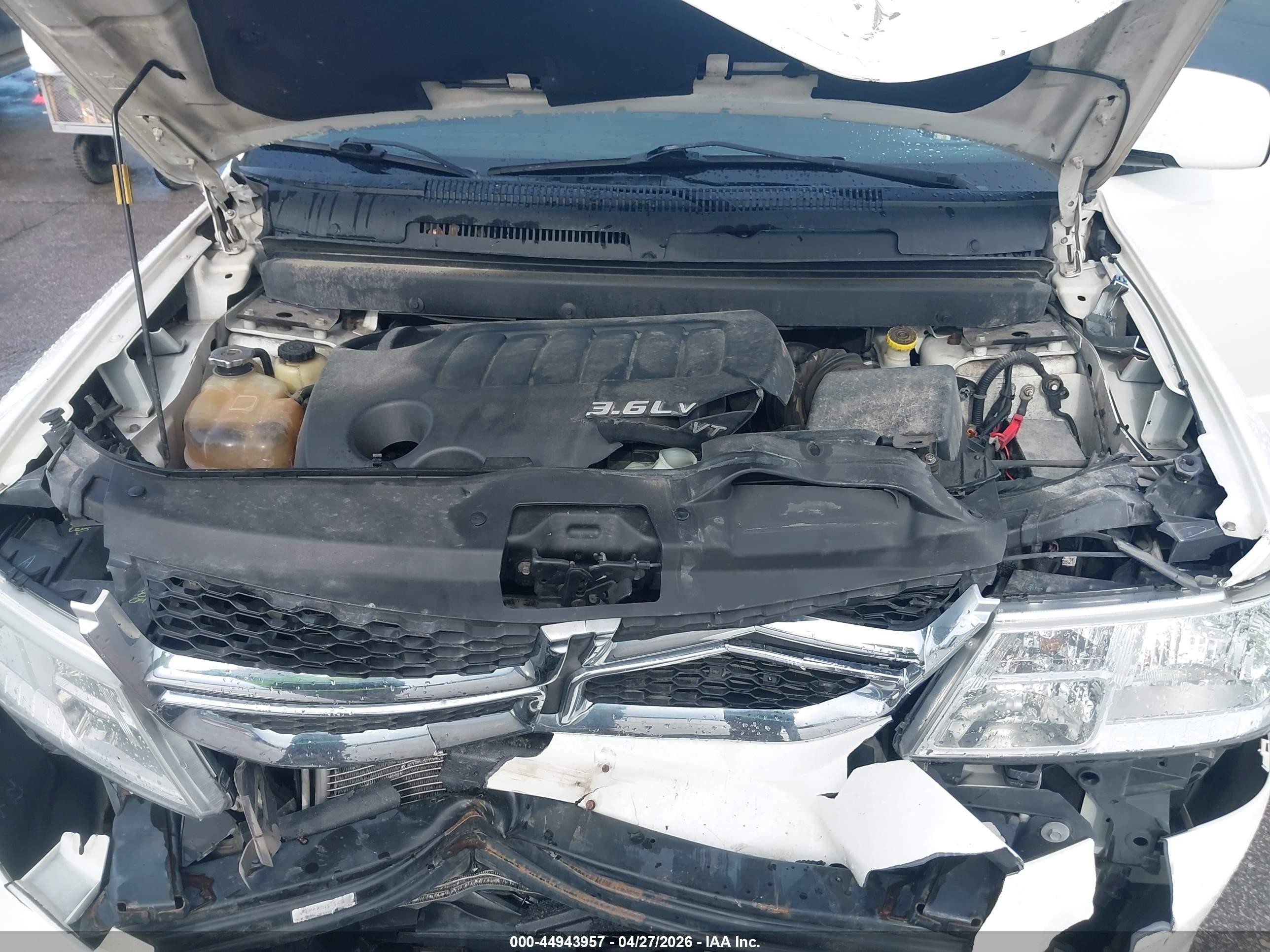 2013 Dodge Journey Sxt White vin: 3C4PDCBG4DT546677