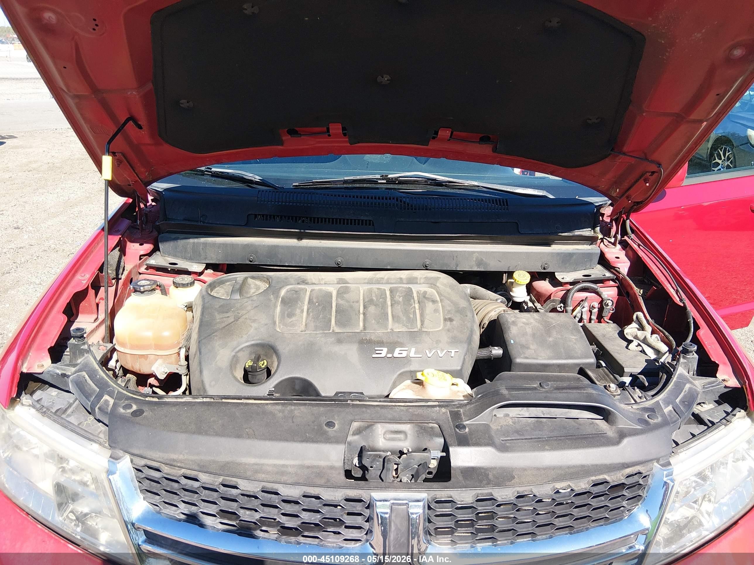 2013 Dodge Journey Sxt Red vin: 3C4PDCBG4DT546954