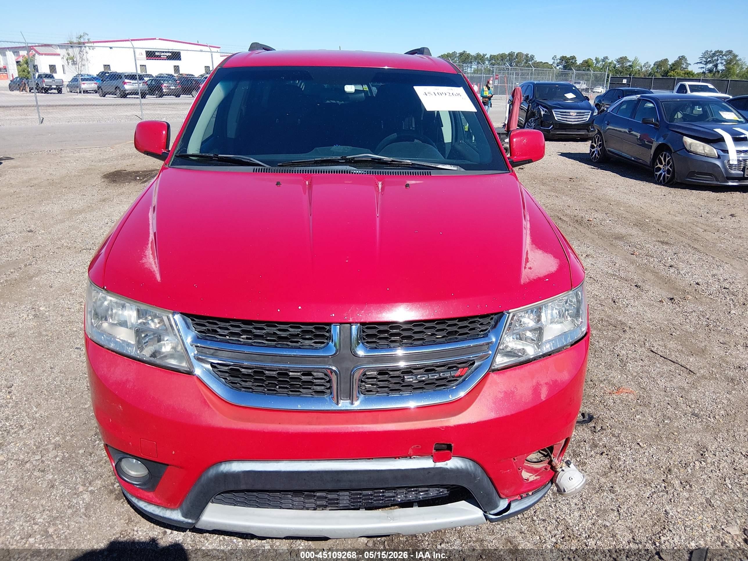 2013 Dodge Journey Sxt Red vin: 3C4PDCBG4DT546954