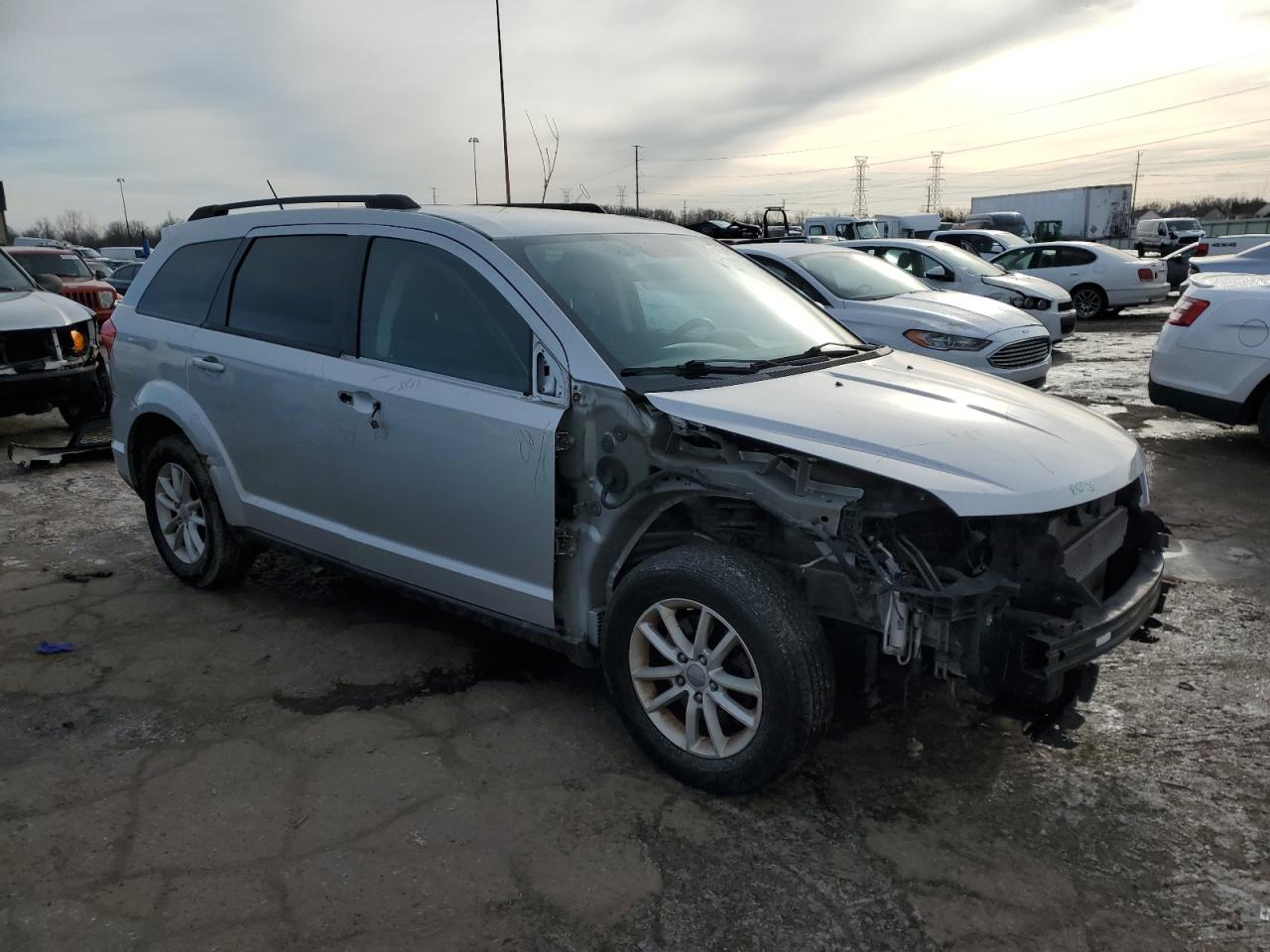 2013 Dodge Journey Sxt Silver vin: 3C4PDCBG4DT710347