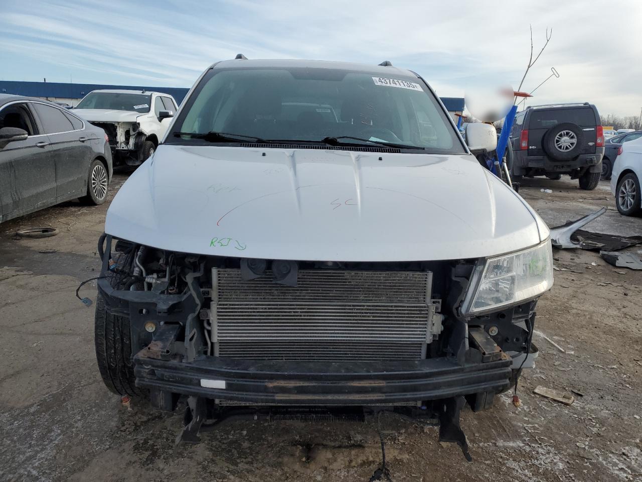 2013 Dodge Journey Sxt Silver vin: 3C4PDCBG4DT710347