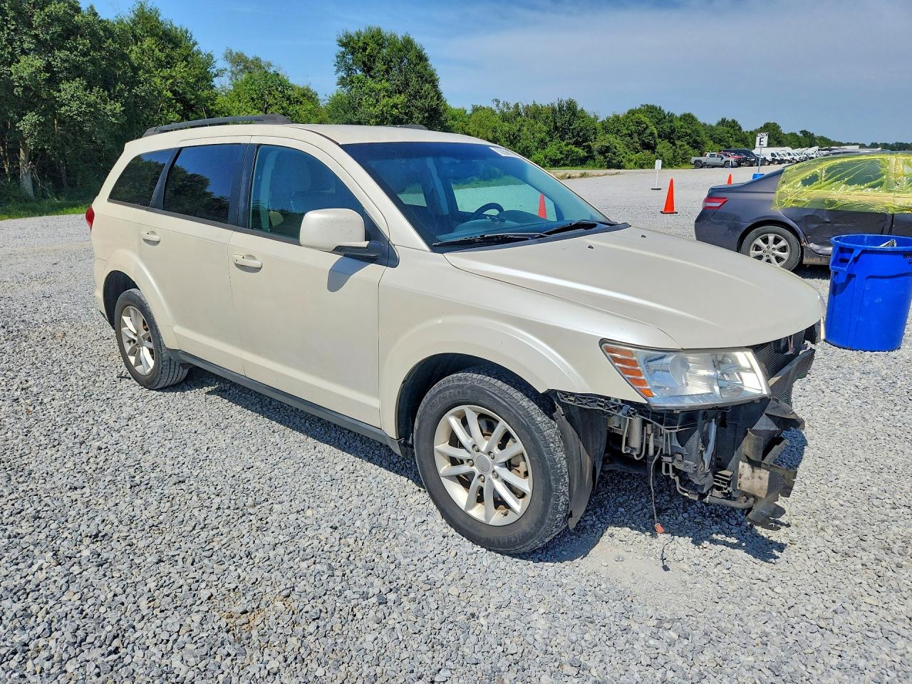 2013 Dodge Journey Sxt White vin: 3C4PDCBG4DT716357