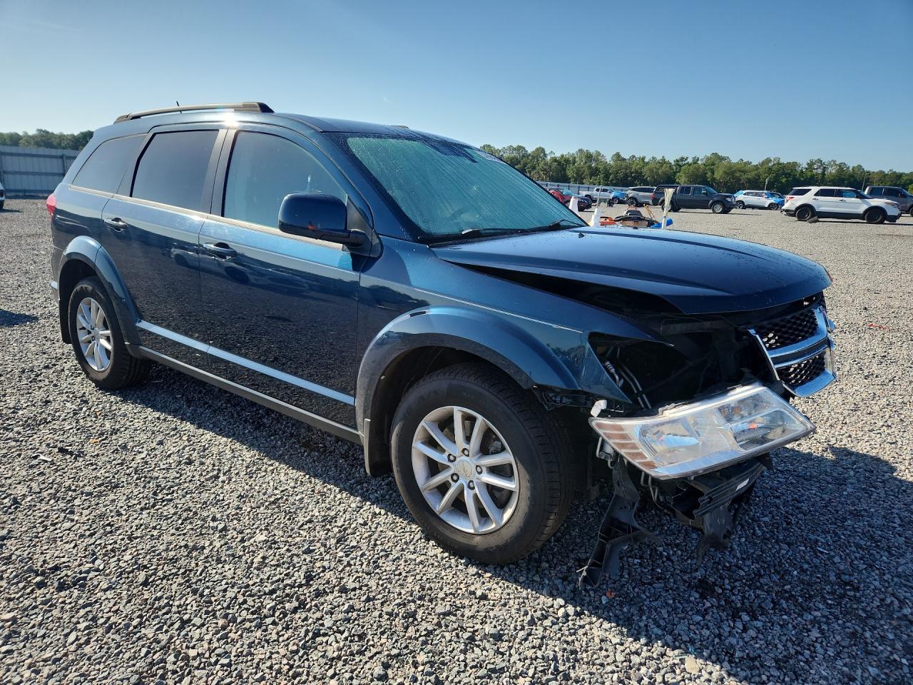 2014 Dodge Journey Sxt Blue vin: 3C4PDCBG4ET134521