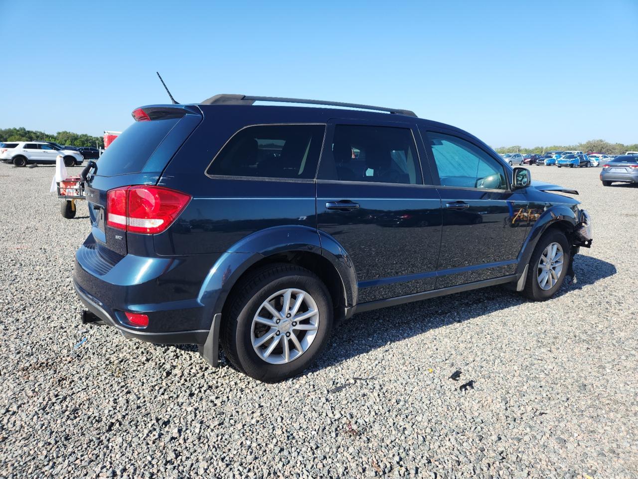 2014 Dodge Journey Sxt Blue vin: 3C4PDCBG4ET134521