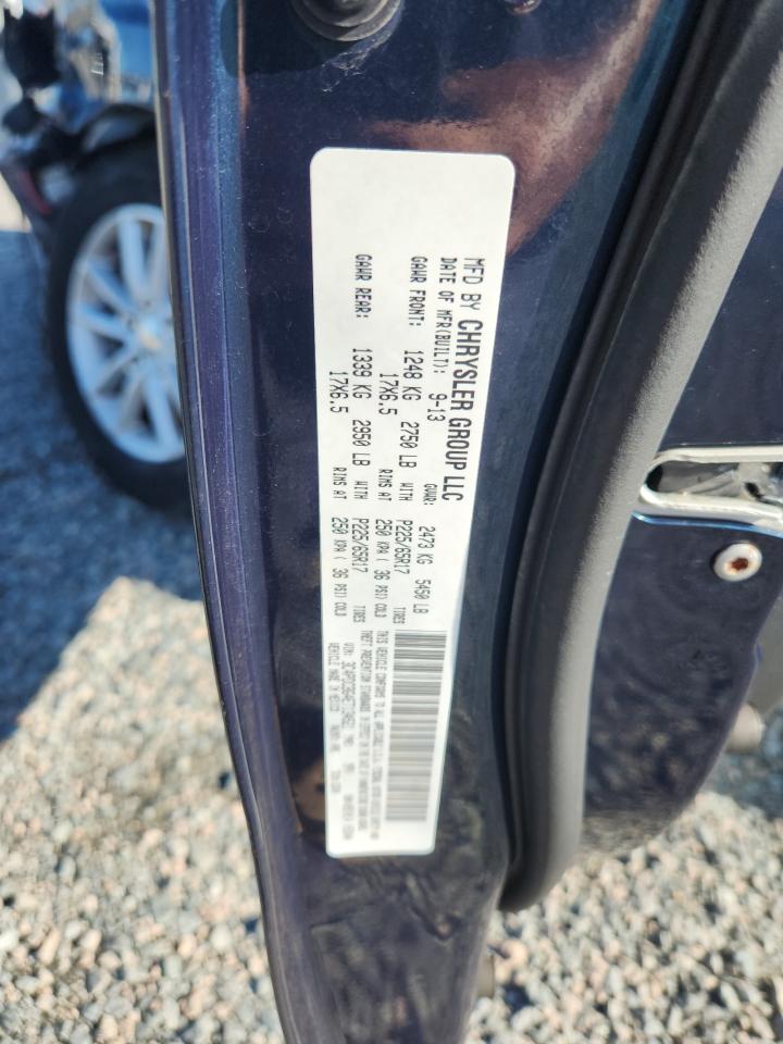 2014 Dodge Journey Sxt Blue vin: 3C4PDCBG4ET134521