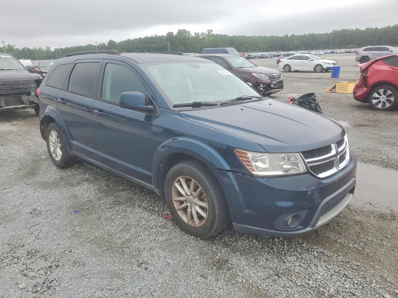 2014 Dodge Journey Sxt Blue vin: 3C4PDCBG4ET149469
