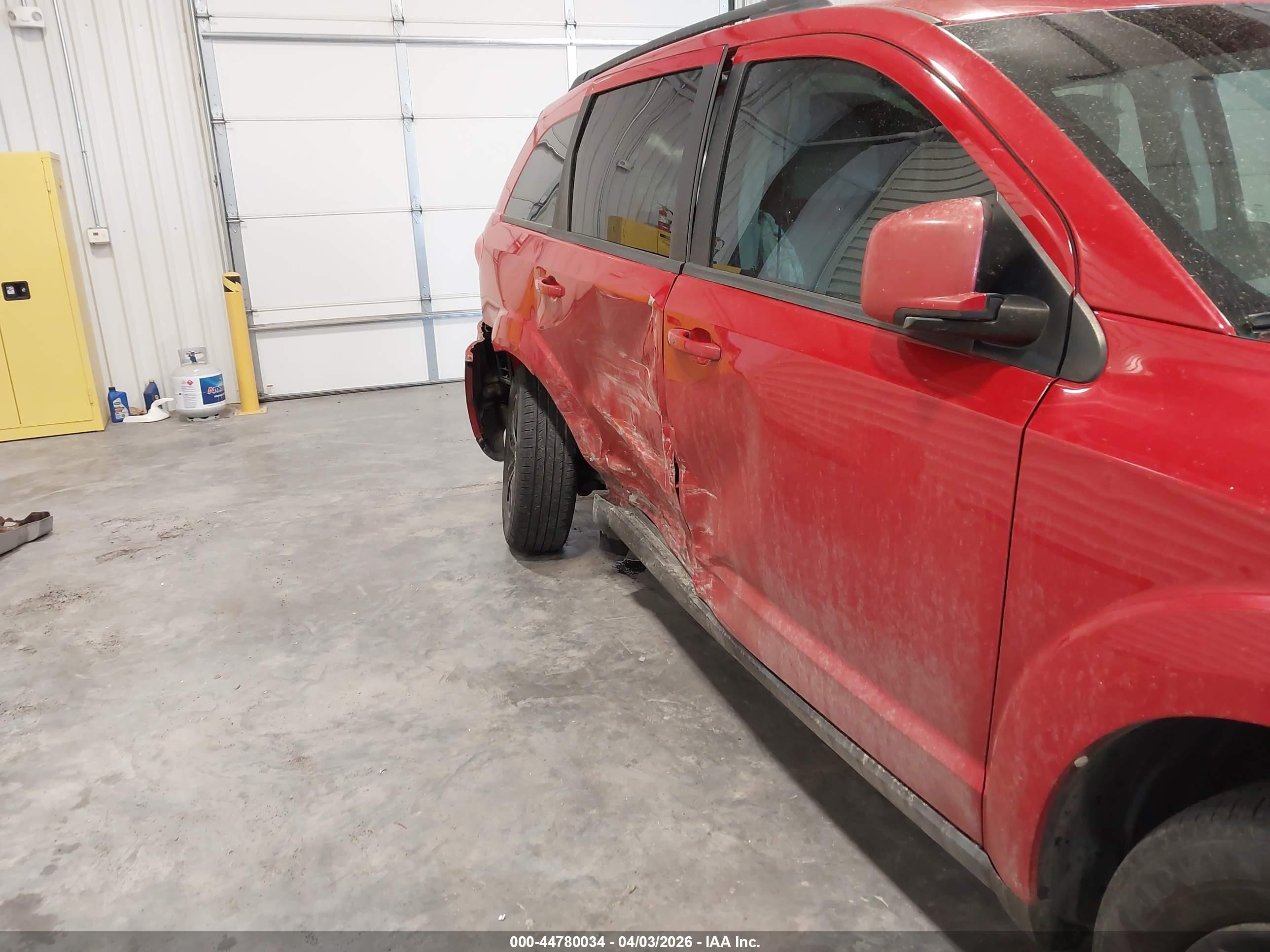 2014 Dodge Journey Sxt Red vin: 3C4PDCBG4ET161654