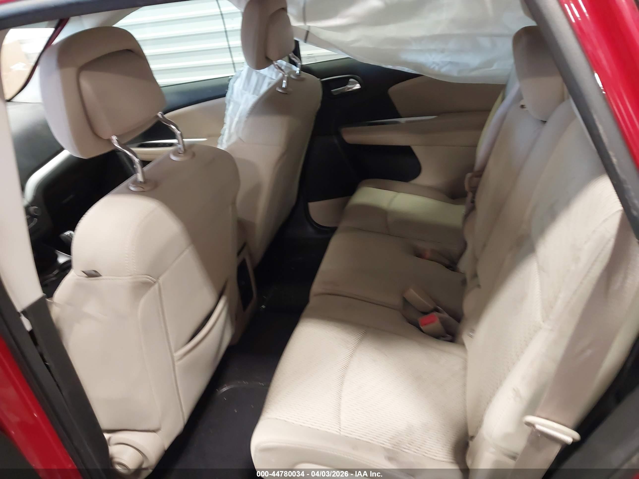 2014 Dodge Journey Sxt Red vin: 3C4PDCBG4ET161654