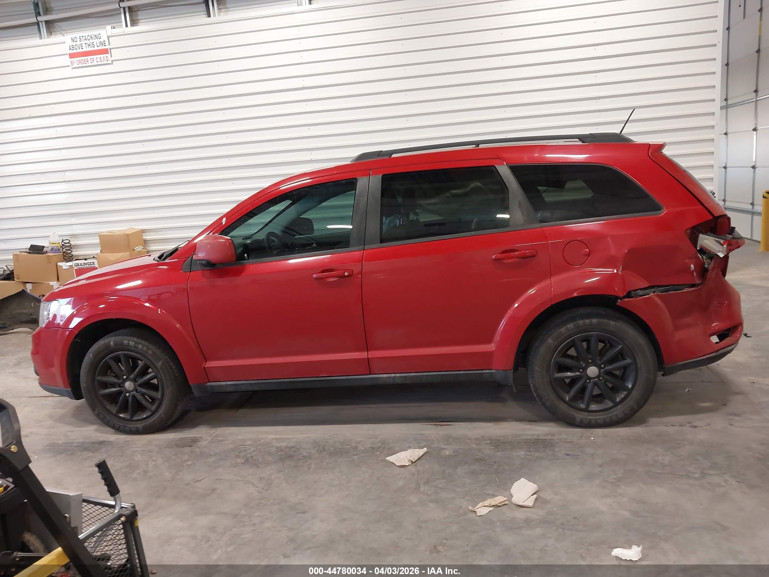 2014 Dodge Journey Sxt Red vin: 3C4PDCBG4ET161654