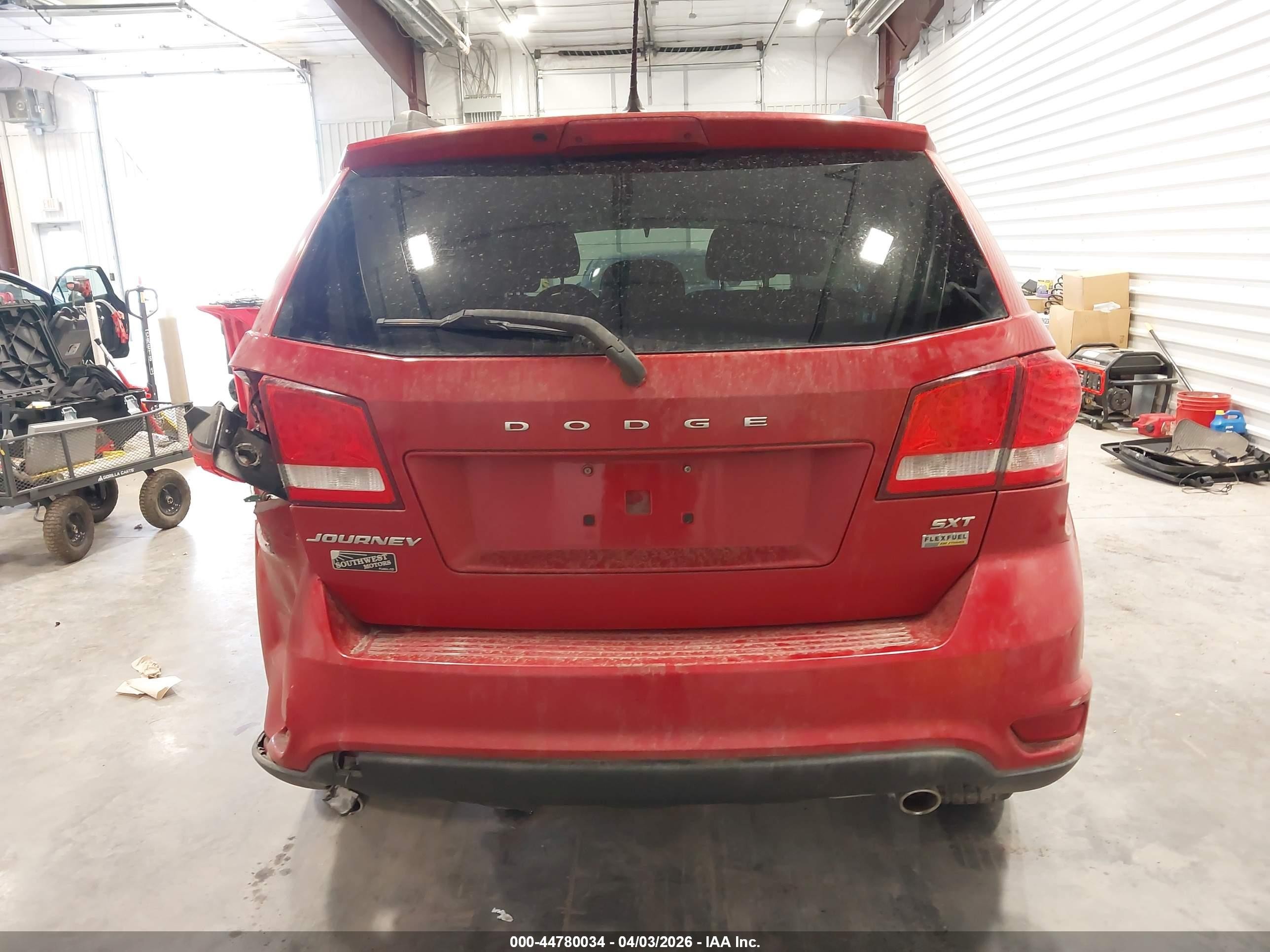 2014 Dodge Journey Sxt Red vin: 3C4PDCBG4ET161654