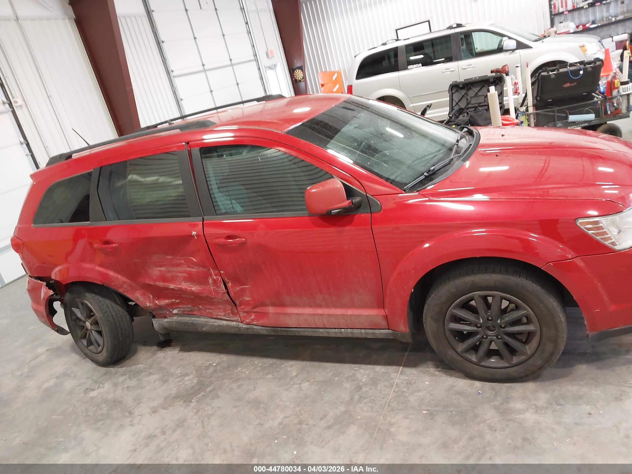 2014 Dodge Journey Sxt Red vin: 3C4PDCBG4ET161654