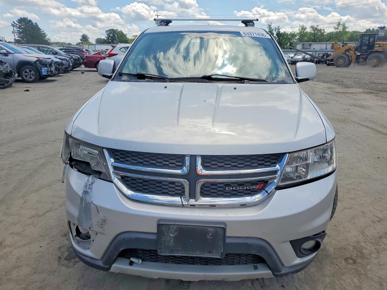 2014 Dodge Journey Sxt Silver vin: 3C4PDCBG4ET192001