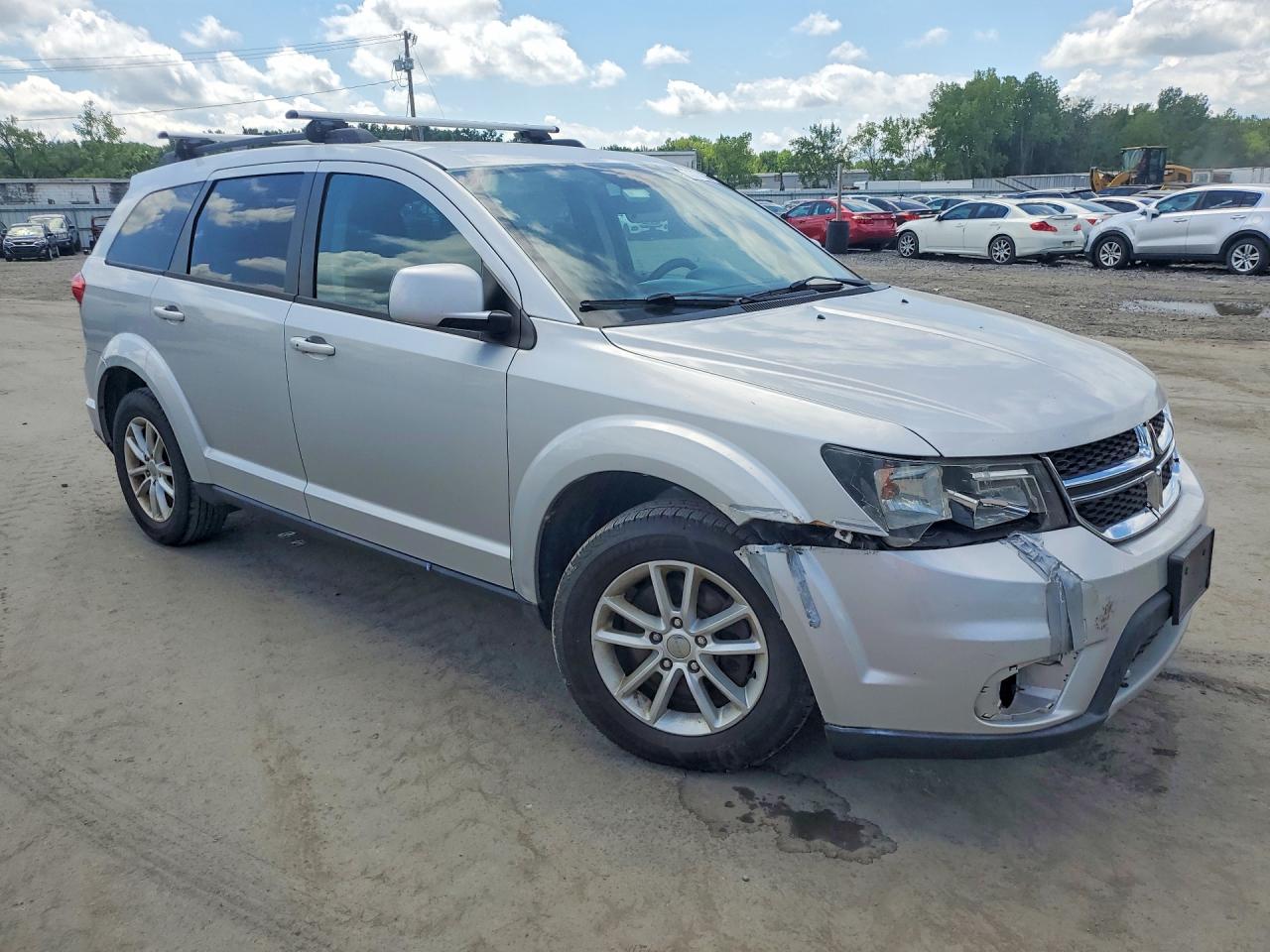 2014 Dodge Journey Sxt Silver vin: 3C4PDCBG4ET192001