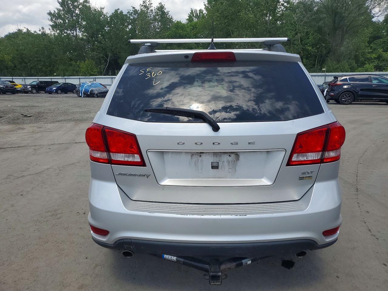 2014 Dodge Journey Sxt Silver vin: 3C4PDCBG4ET192001