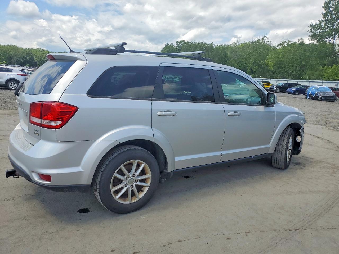 2014 Dodge Journey Sxt Silver vin: 3C4PDCBG4ET192001