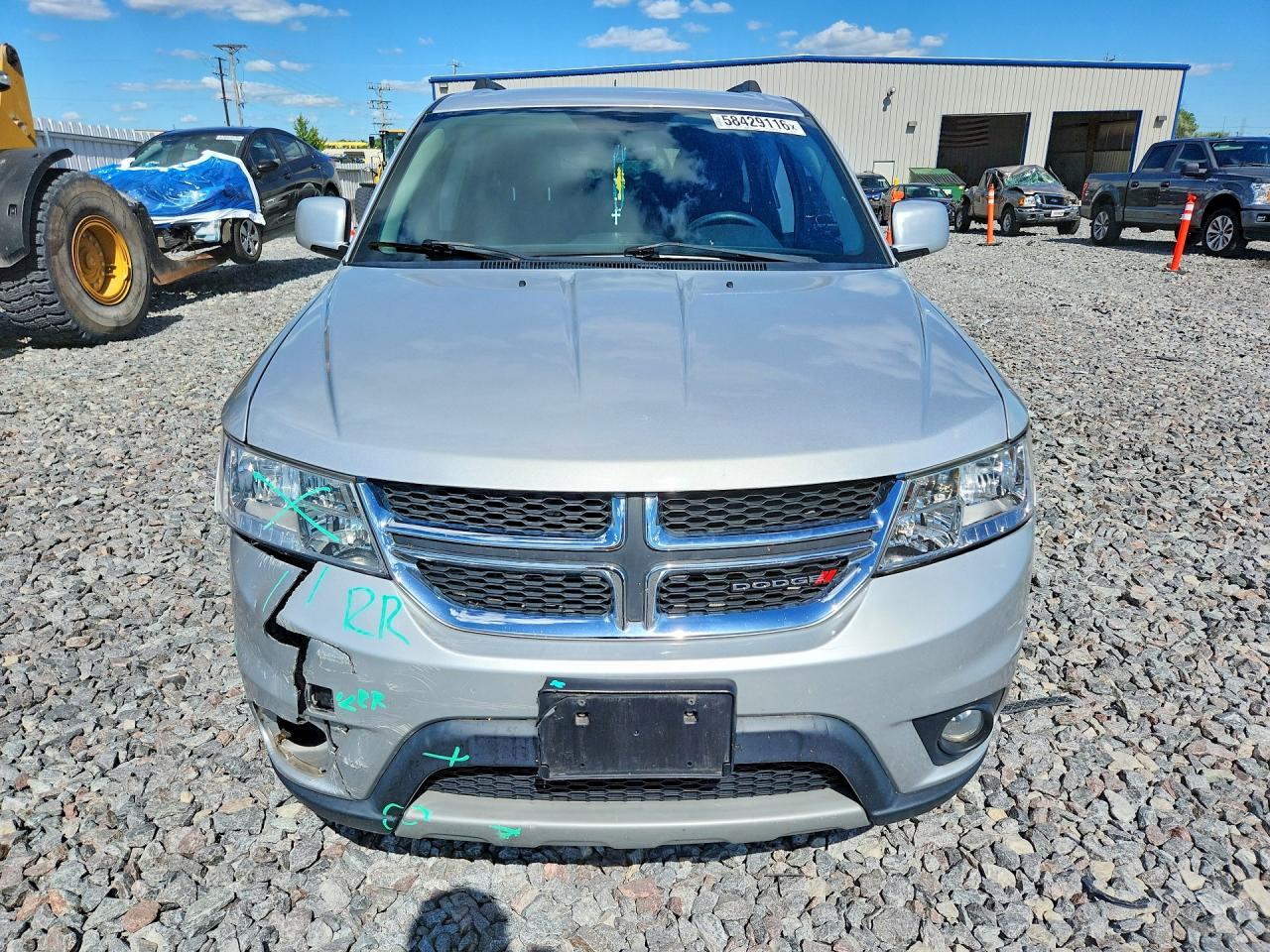 2014 Dodge Journey Sxt Серебряный vin: 3C4PDCBG4ET192211