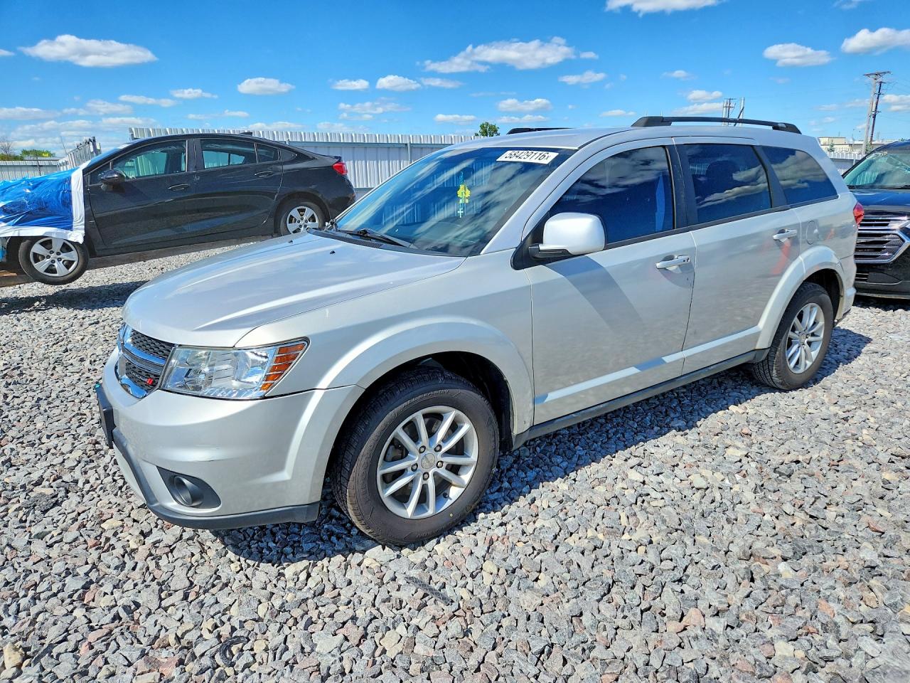 2014 Dodge Journey Sxt Серебряный vin: 3C4PDCBG4ET192211