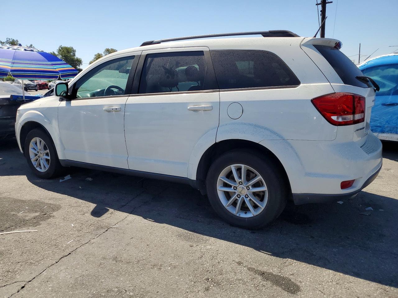 2014 Dodge Journey Sxt Белый vin: 3C4PDCBG4ET224543